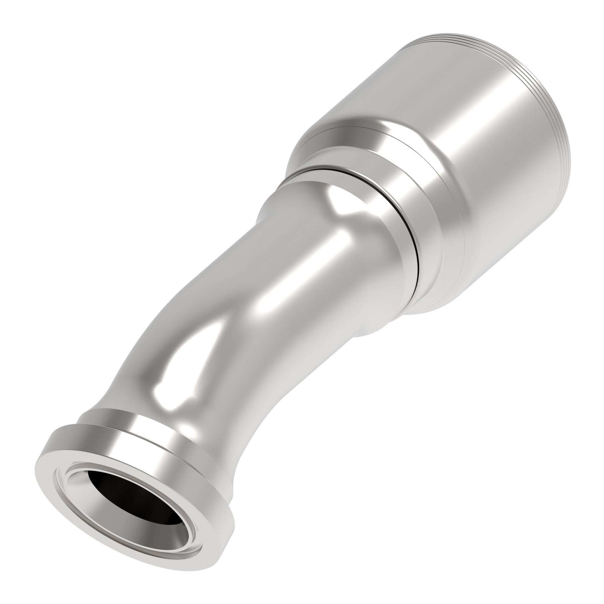 Danfoss 4S Series Crimp Hose Fittings SAE Code 62 Flange 30 Elbow 4S32FHF32 (RIGHT)