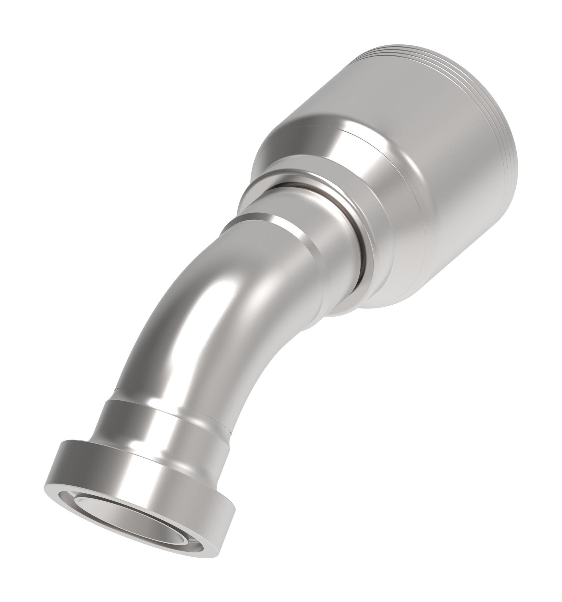 Danfoss 4S Series Crimp Hose Fittings CAT Flange 45 Elbow 4SXXCTA20 (RIGHT)