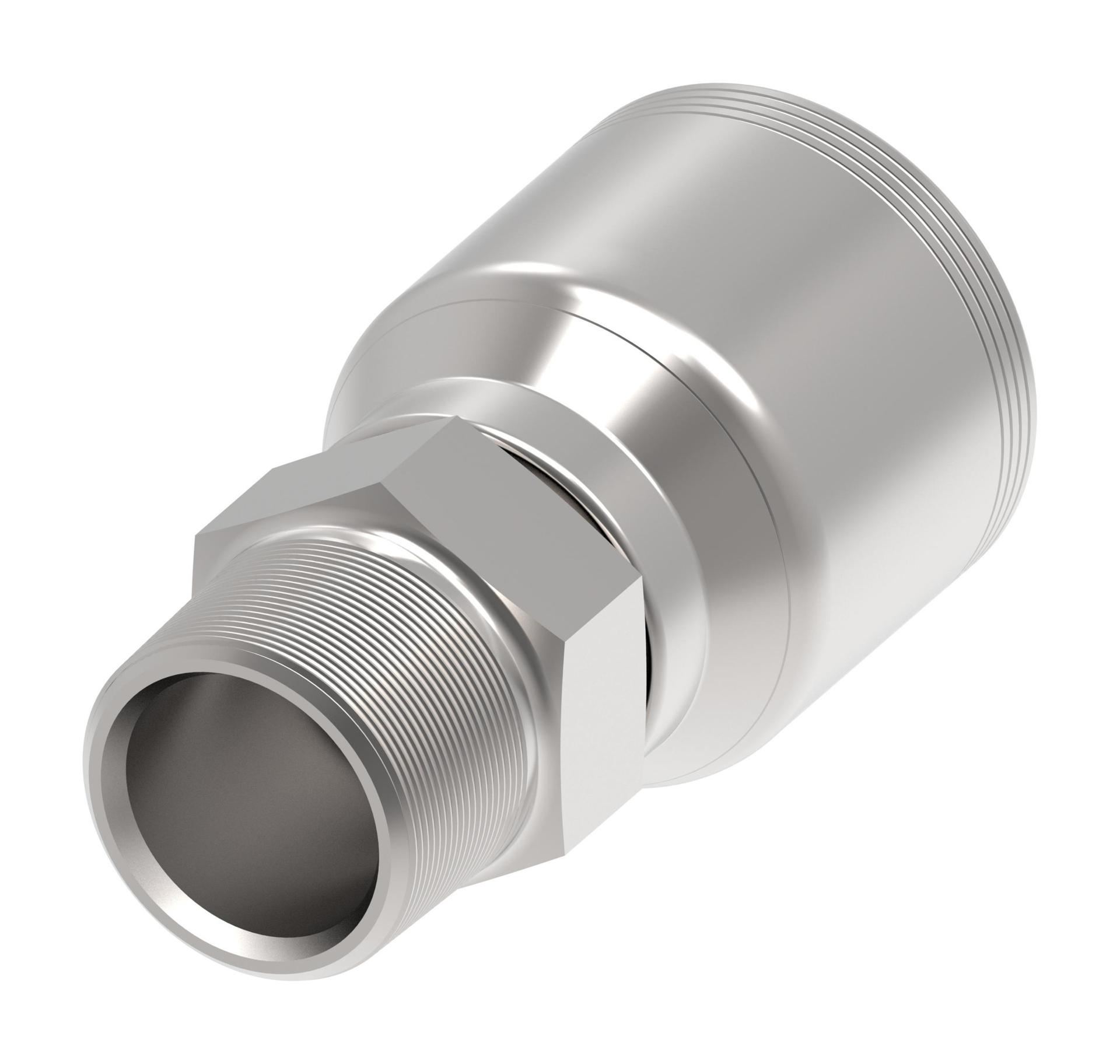 Danfoss 4S Series Crimp Hose Fittings Male BSPT Straight 4SXXBT20 (RIGHT)