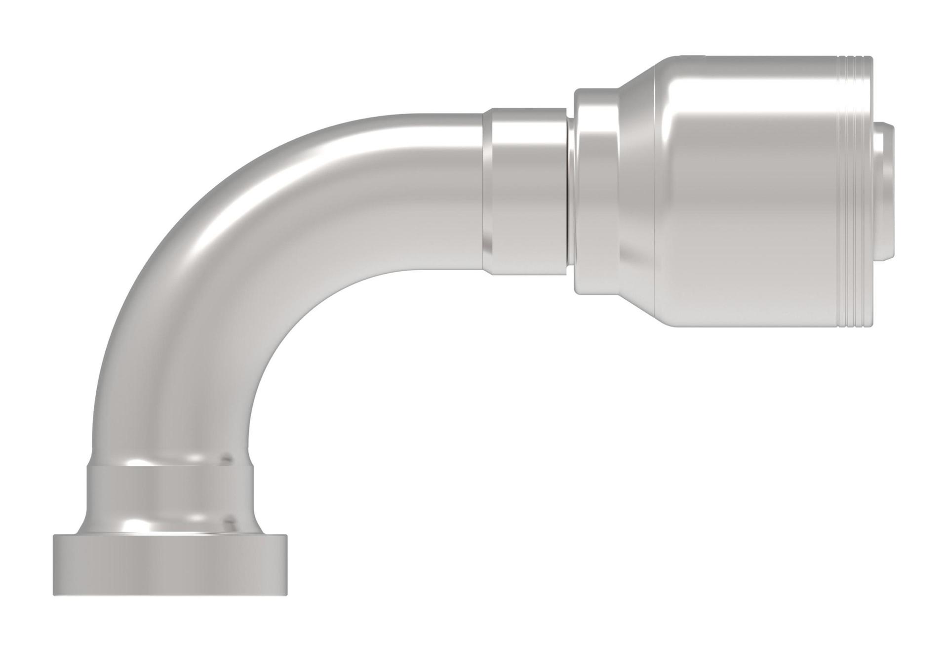 Danfoss 4S Series Crimp Hose Fittings CAT Flange 90 Elbow 4SXXCTB20 (CENTER)