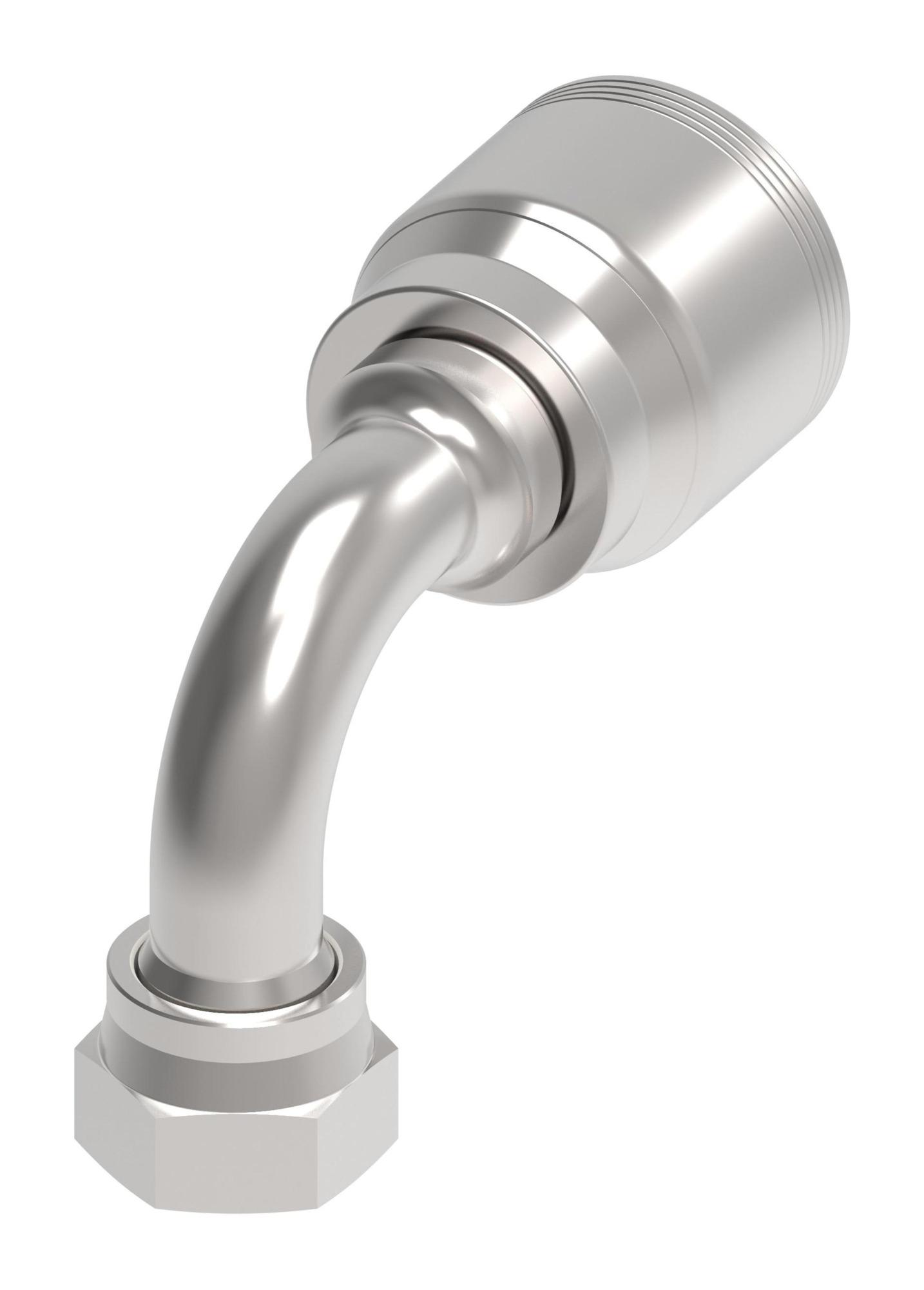 Danfoss 4S Series Crimp Hose Fittings Female ORS Swivel 90 Elbow 4SAXXFRB16 (RIGHT)