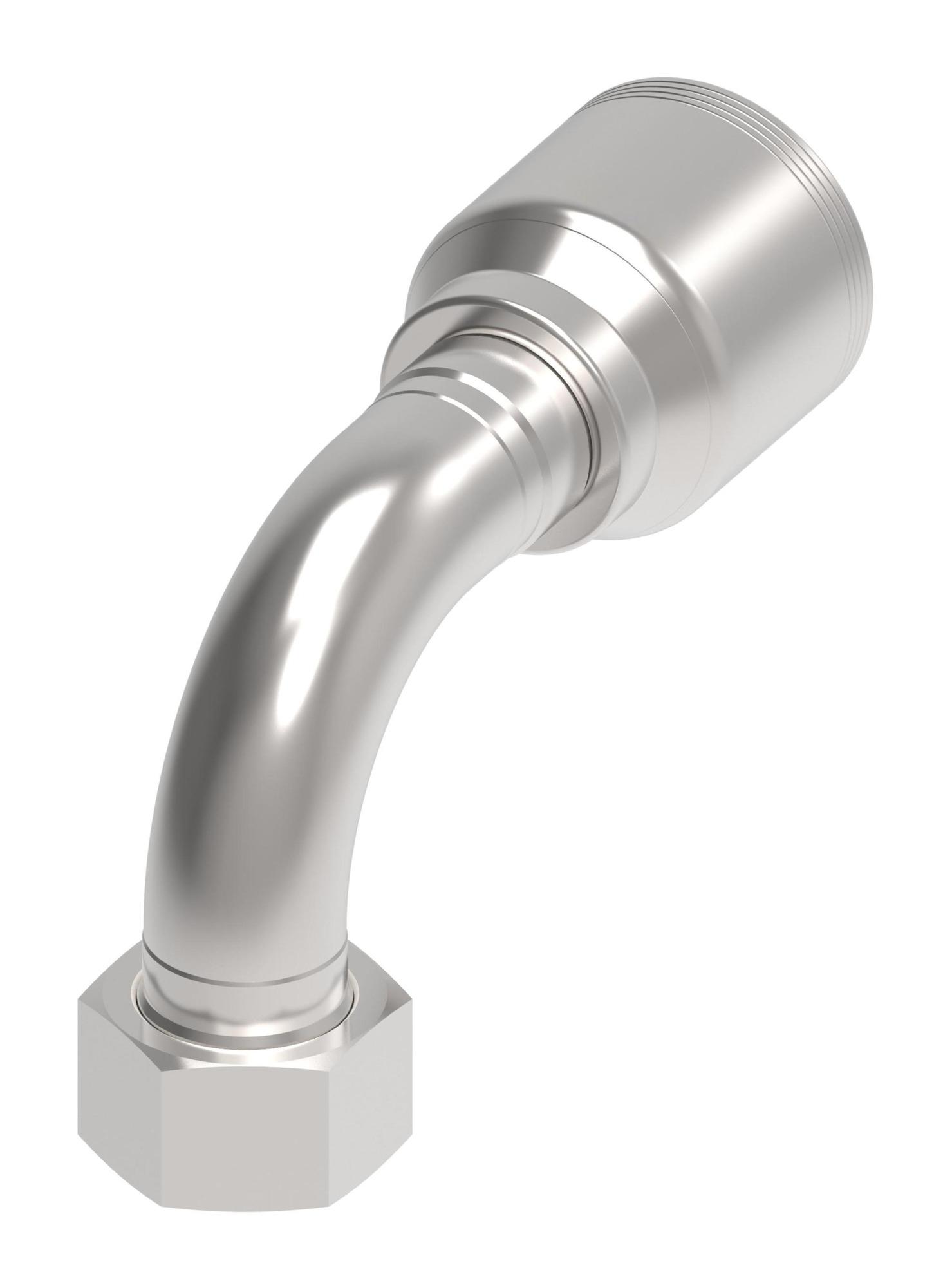 Danfoss 4S Series Crimp Hose Fittings Female ORS Swivel 90 Elbow 4SAXXFRB20 (RIGHT)