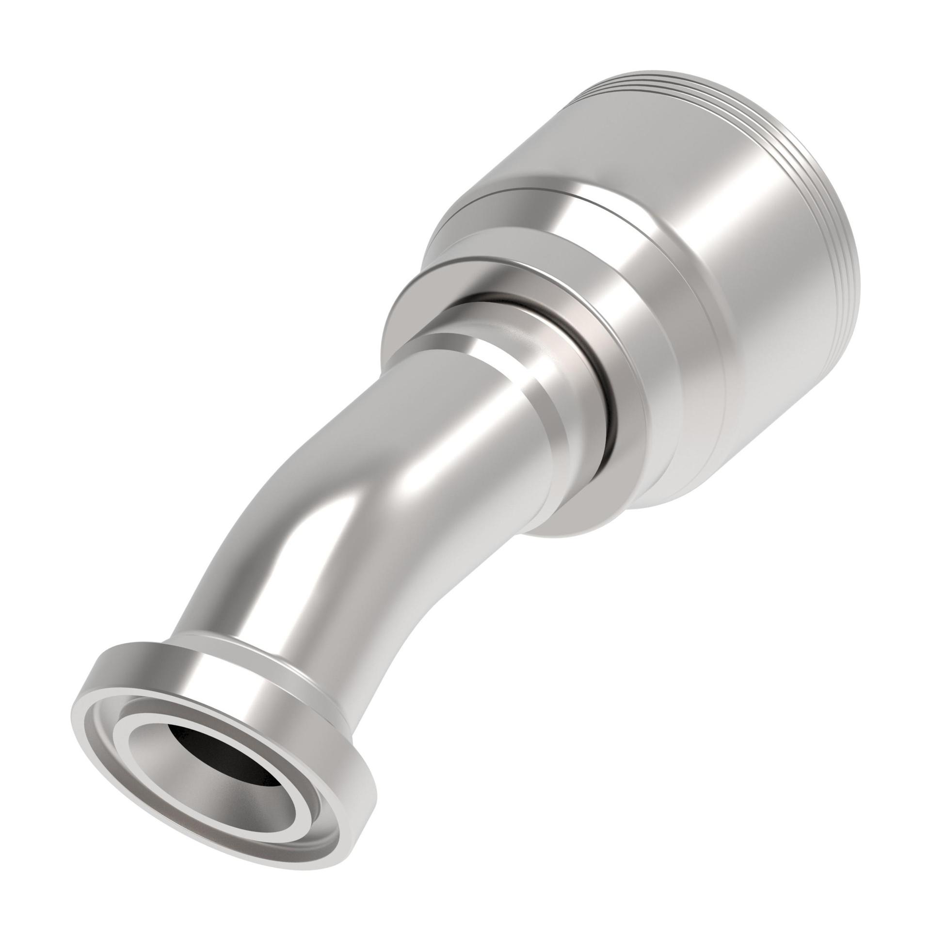 Danfoss 4S Series Crimp Hose Fittings SAE Code 61 Flange 30 Elbow 4SXXFLF16 (RIGHT)