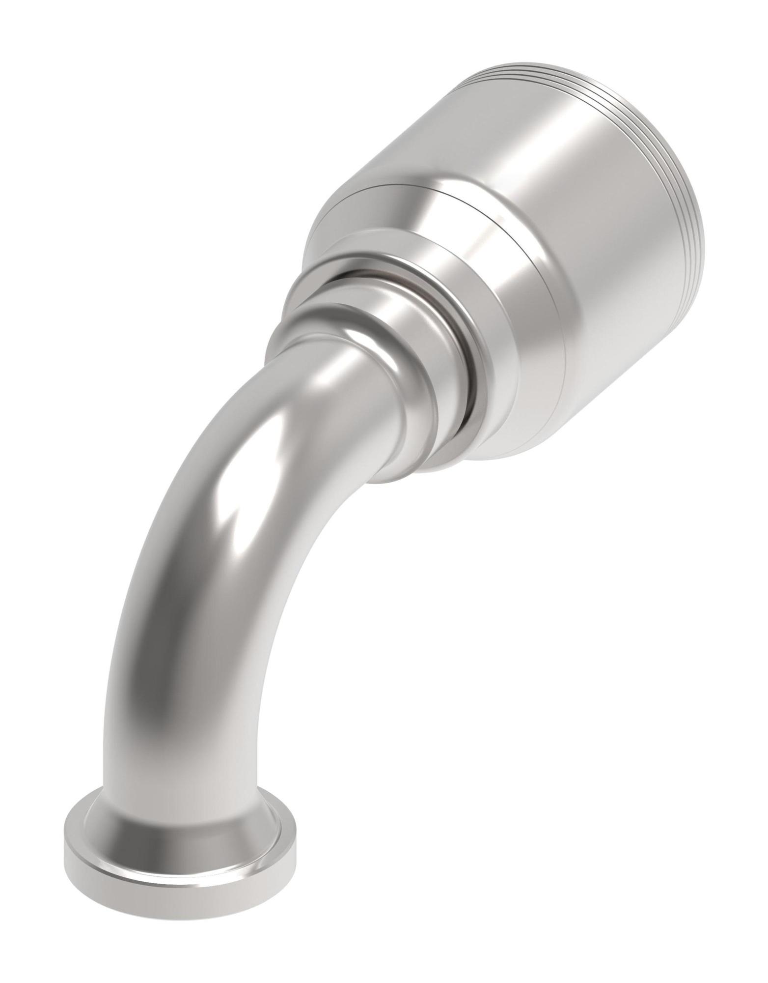 Danfoss 4S Series Crimp Hose Fittings SAE Code 61 Flange 90 Elbow 4SXXFLB20 (RIGHT)