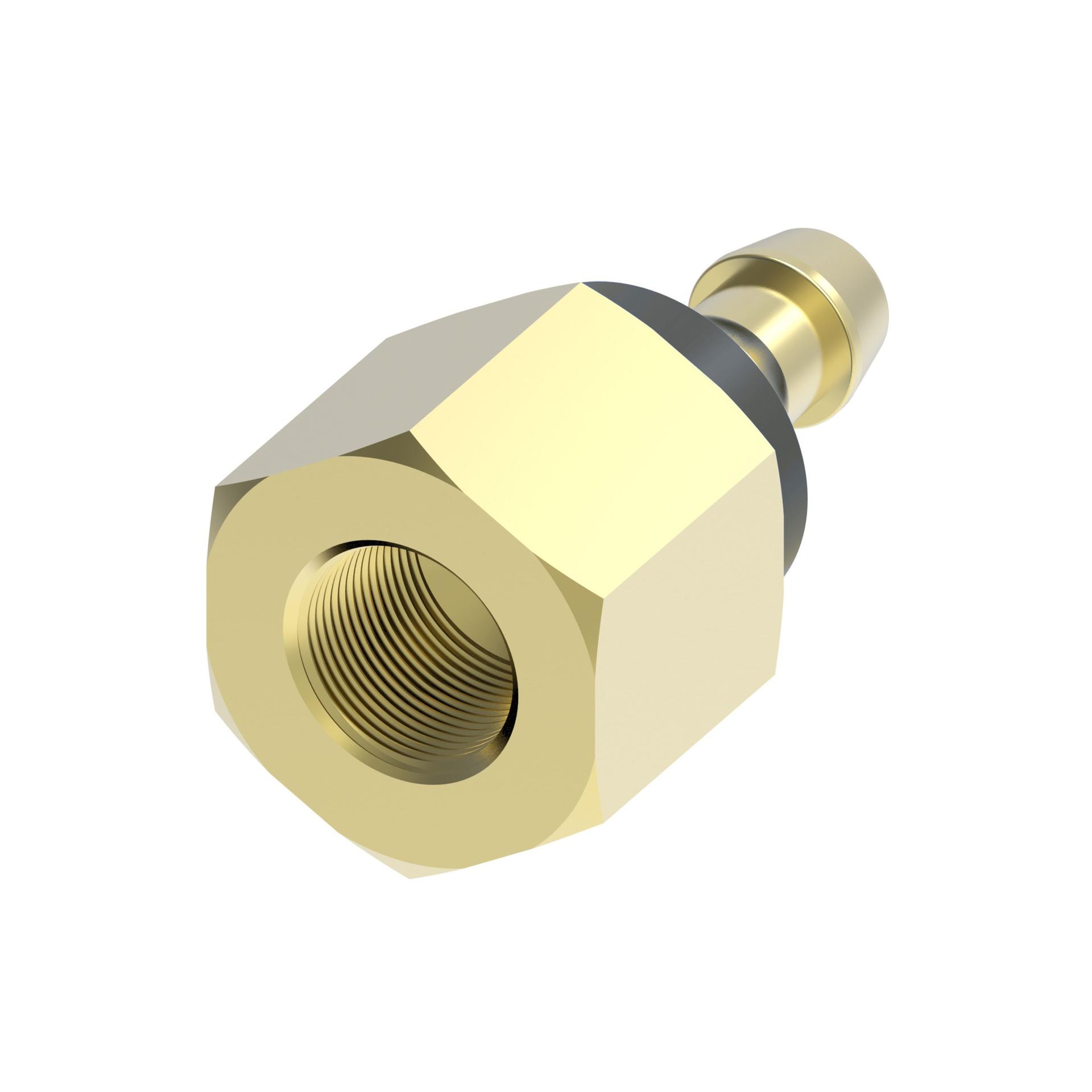 Danfoss Field Attachable Hose Fittings Female Pipe Socketless Type 10004B-204 (RIGHT)