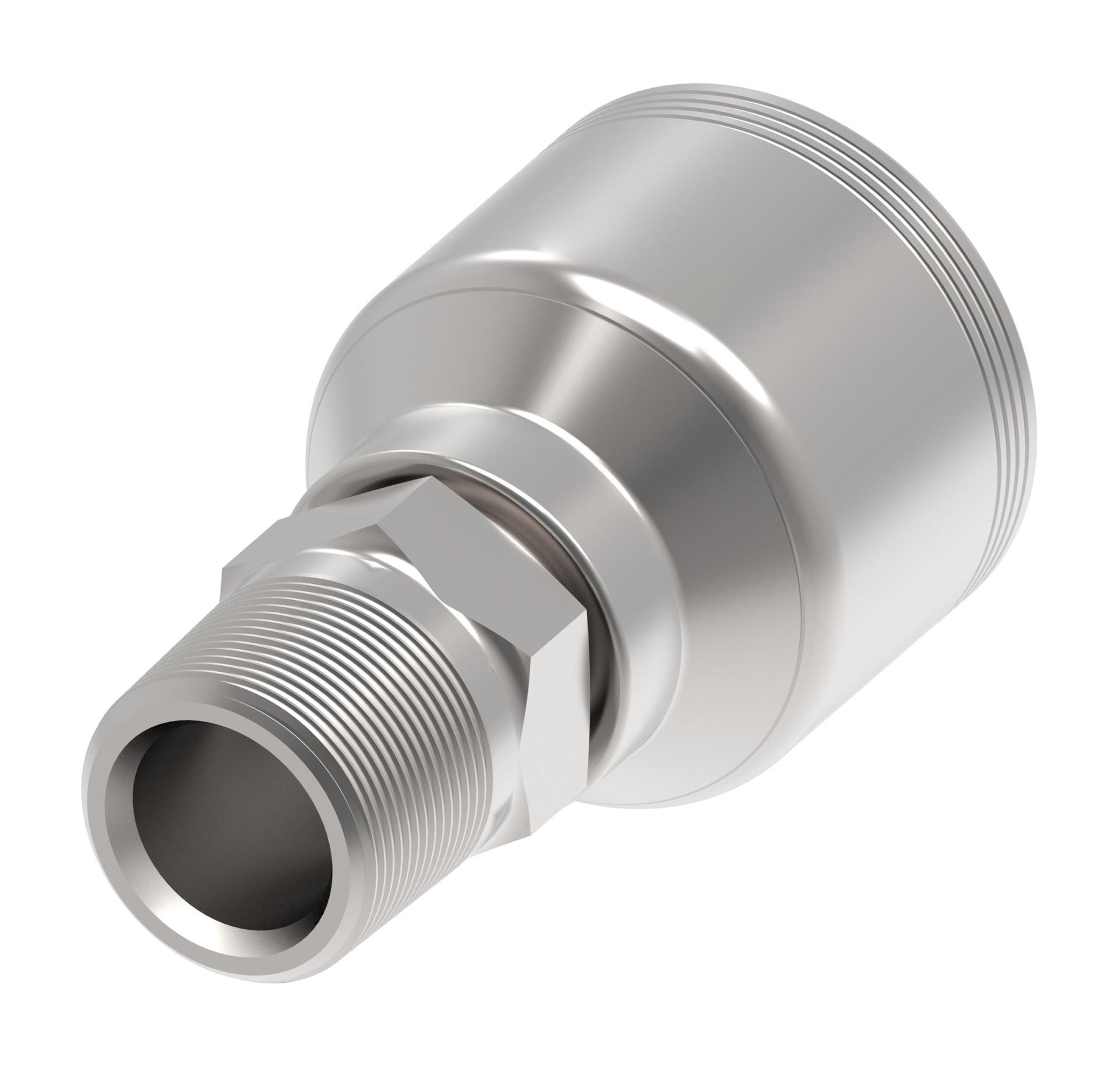 Danfoss 4S Series Crimp Hose Fittings Male BSPT Straight 4SXXBT12 (RIGHT)