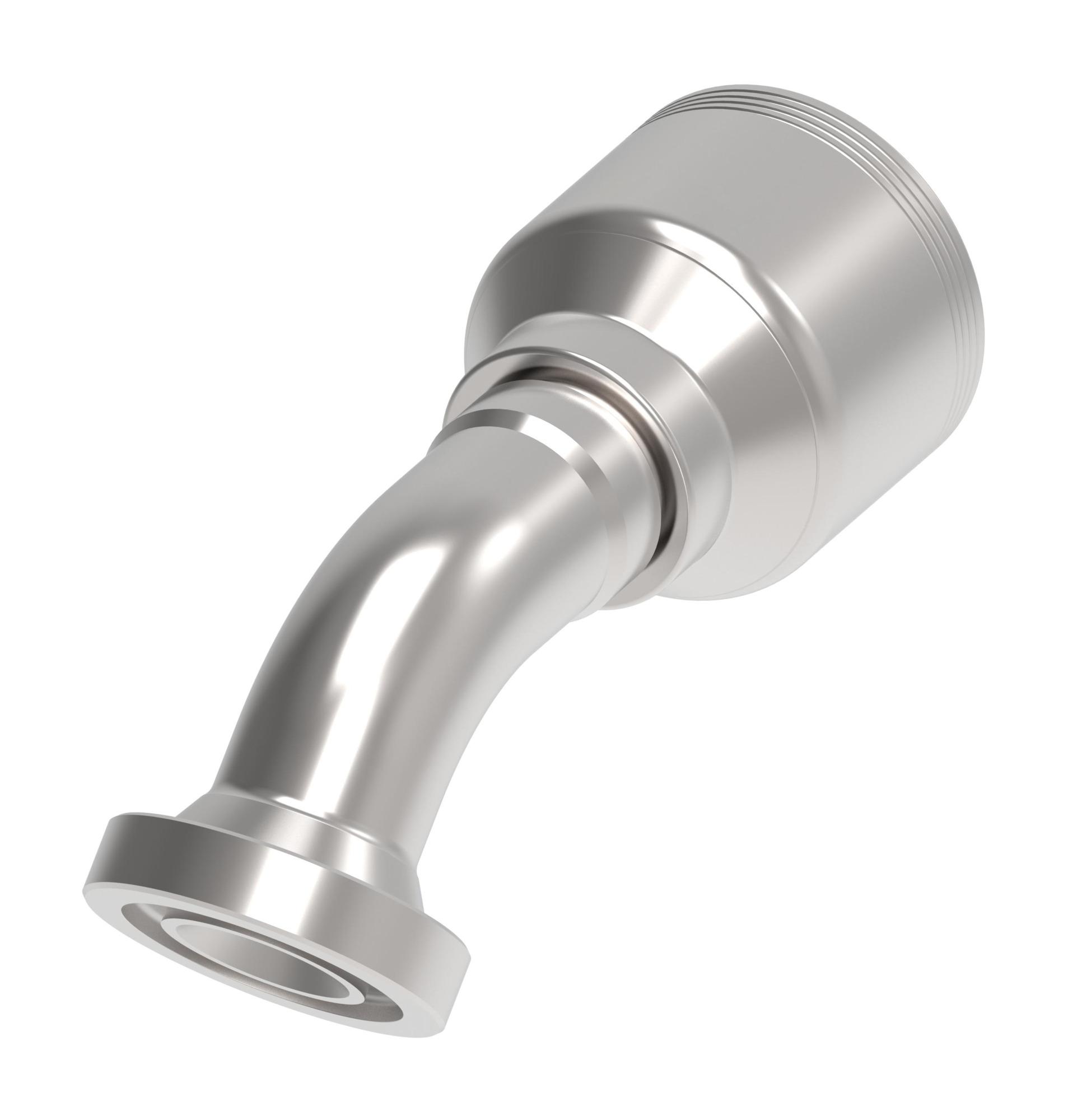 Danfoss 4S Series Crimp Hose Fittings SAE Code 62 Flange 45 Elbow 4SXXFHA12 (RIGHT)