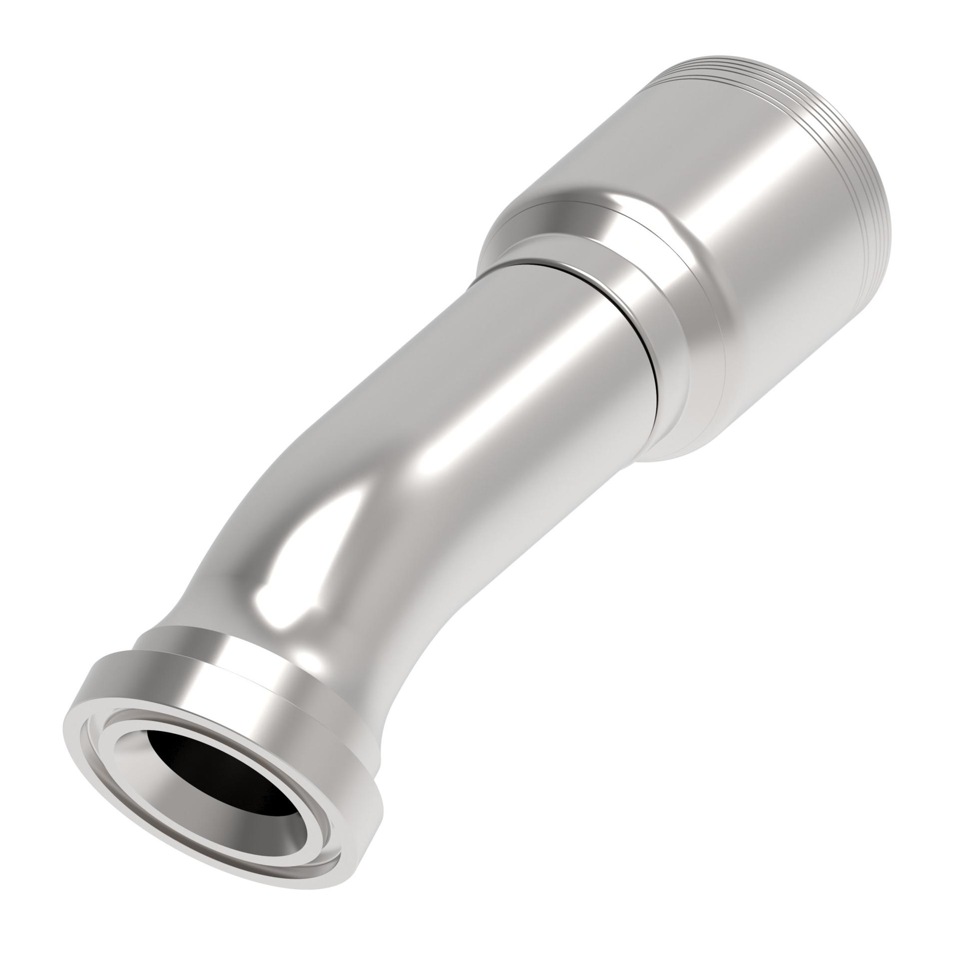 Danfoss 6S Series Crimp Hose Fittings CAT Flange 30 Elbow 6S32CTF24 (RIGHT)