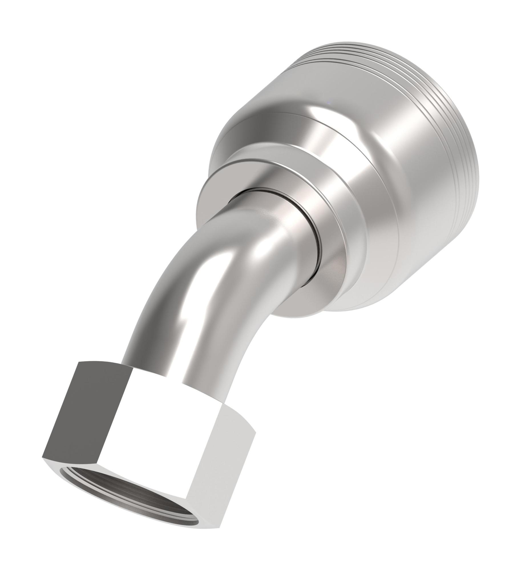 Danfoss 6S Series Crimp Hose Fittings Female ORS Swivel 45 Elbow 6SAXXFRA16 (RIGHT)