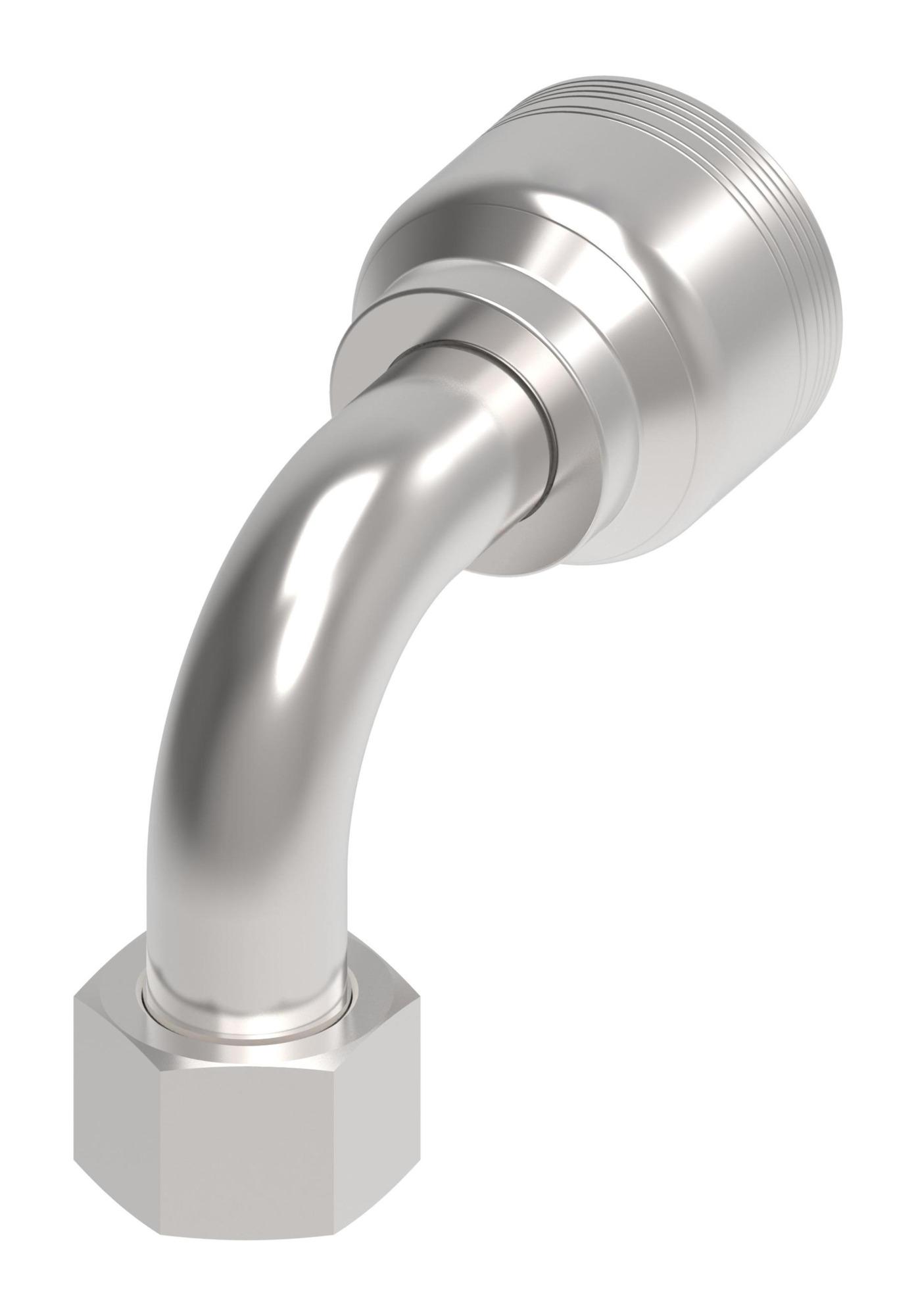 Danfoss 6S Series Crimp Hose Fittings Female ORS Swivel 90 Elbow 6SAXXFRB16 (RIGHT)