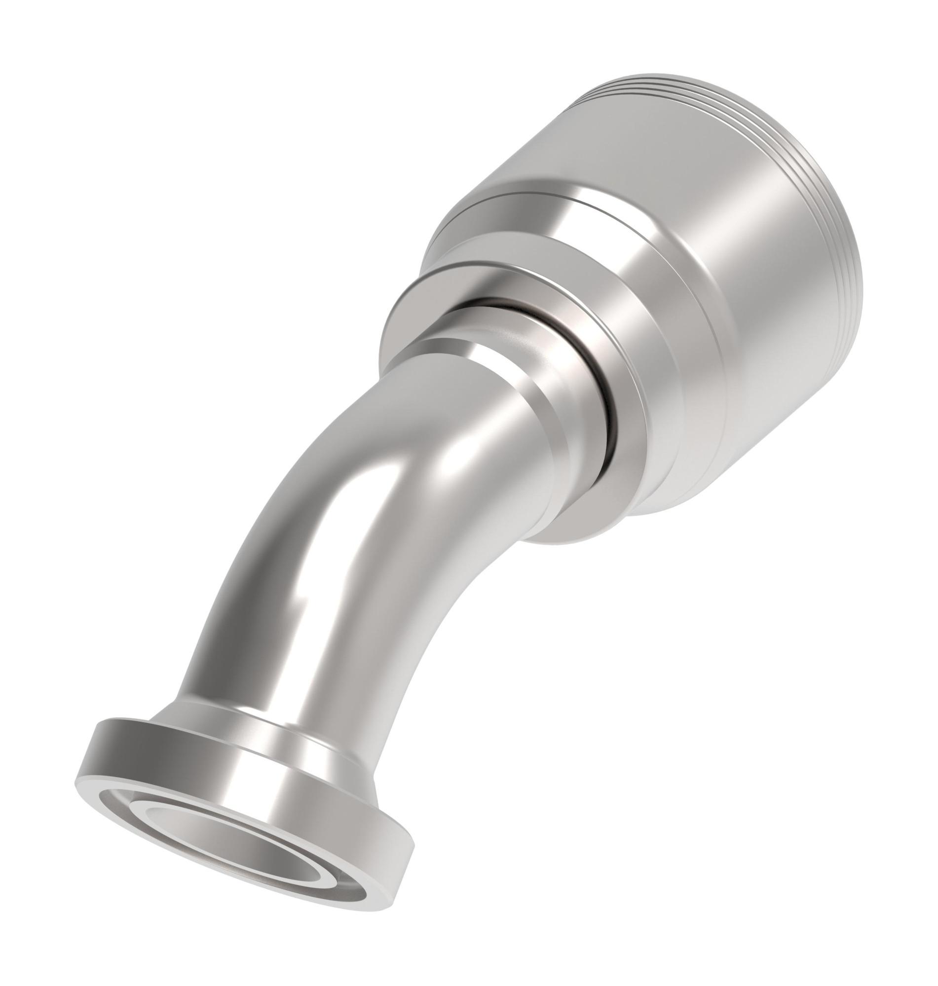 Danfoss 4S Series Crimp Hose Fittings SAE Code 62 Flange 45 Elbow 4SXXFHA16 (RIGHT)