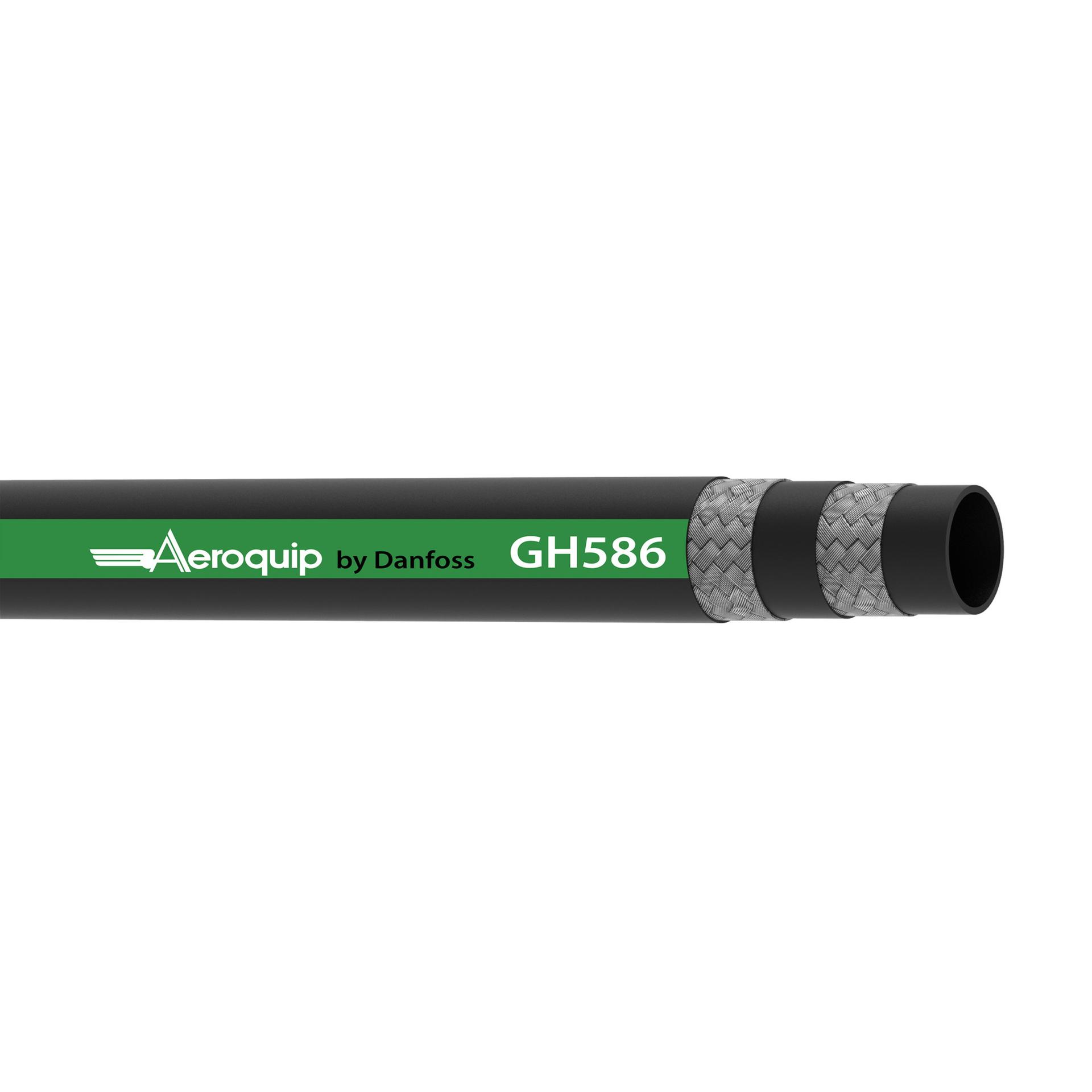 Aeroquip by Danfoss GH586 Series Rubber Hydraulic Braided Hose (CENTER)