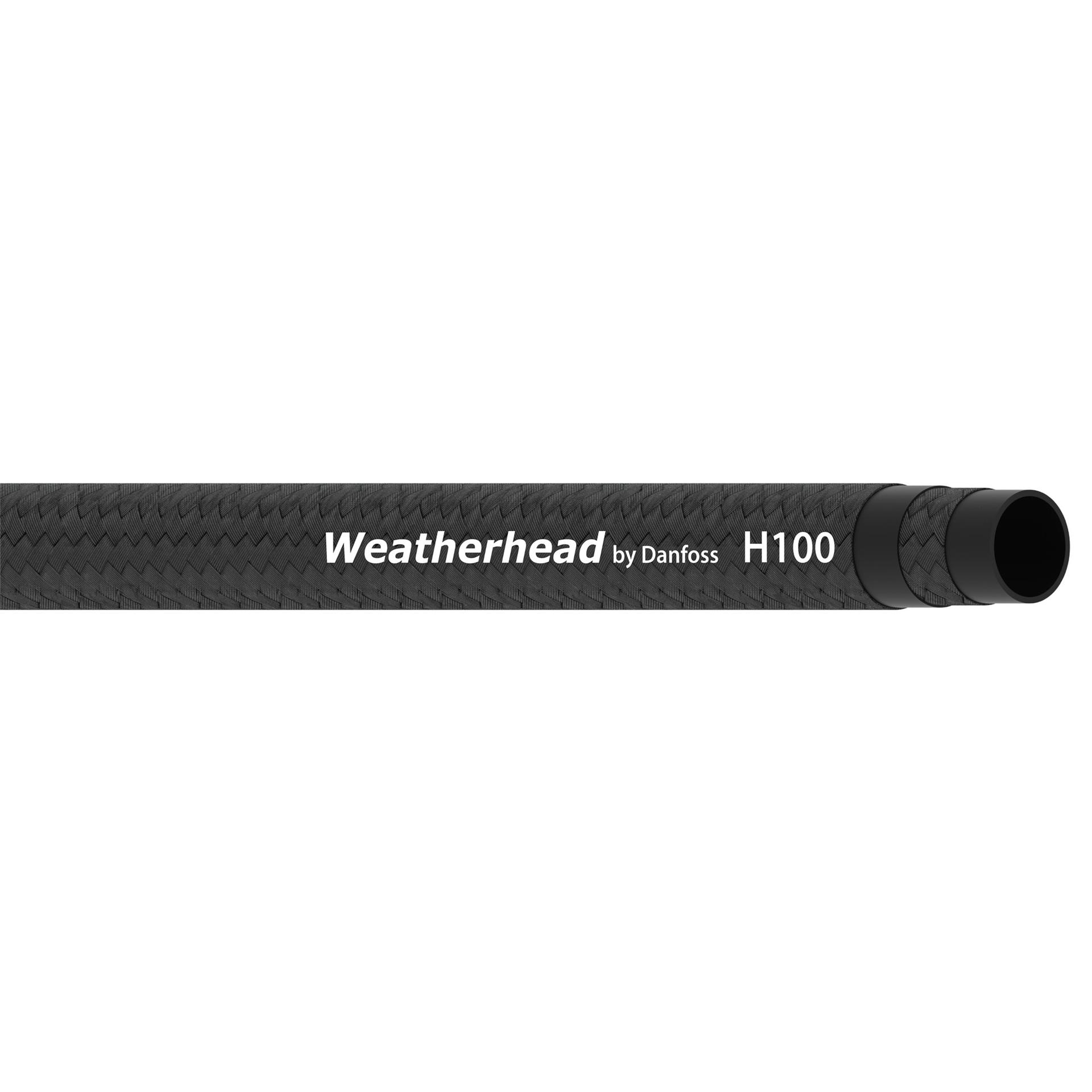 Weatherhead by Danfoss H100 Series Rubber Hydraulic Braided hose (CENTER)