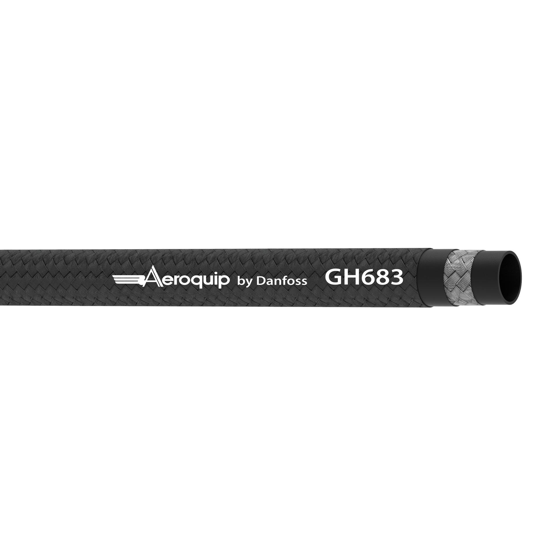 Aeroquip by Danfoss GH683 Series Rubber Hydraulic Braided Hose (CENTER)