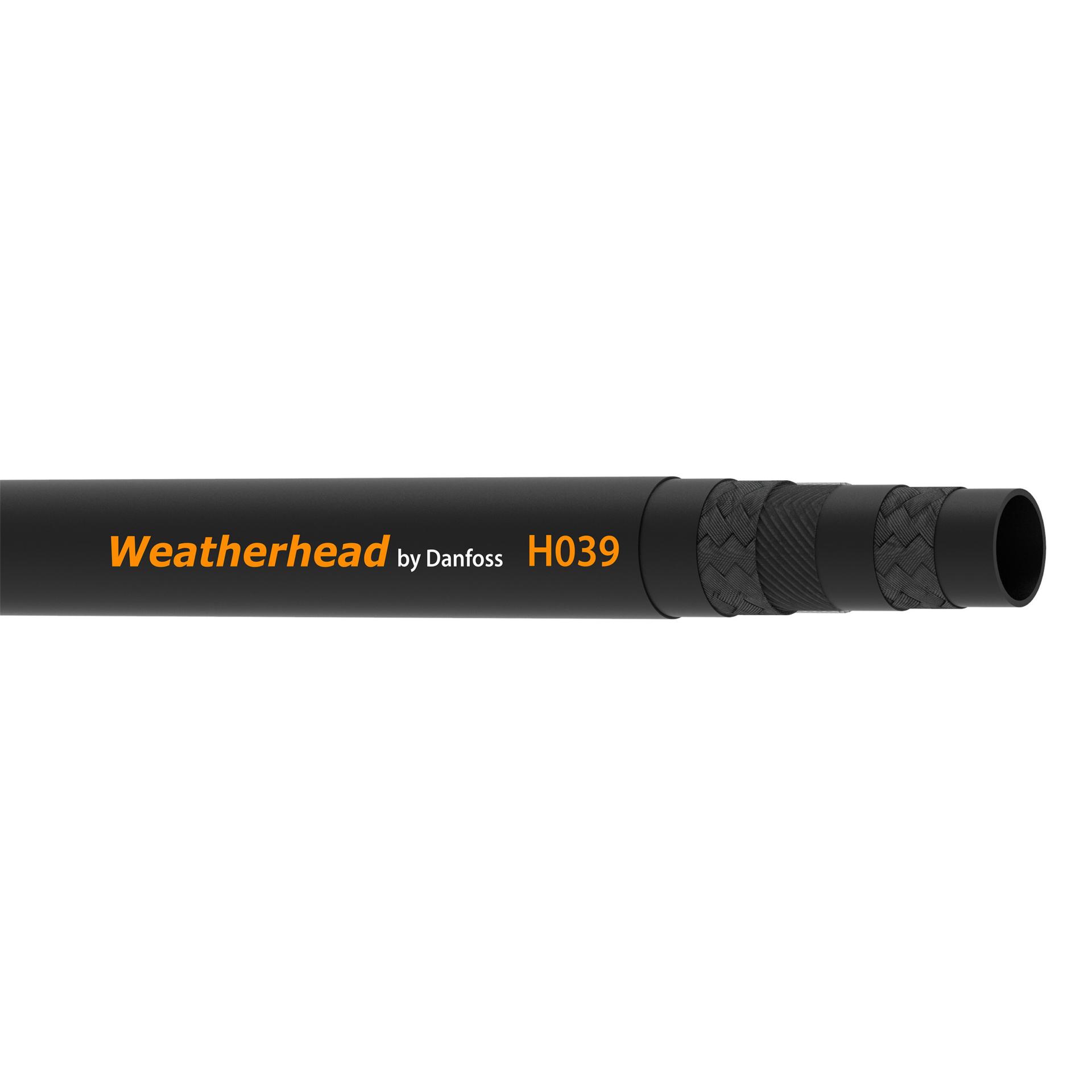 Weatherhead by Danfoss H039 Series Rubber Hydraulic Braided Hose (CENTER)