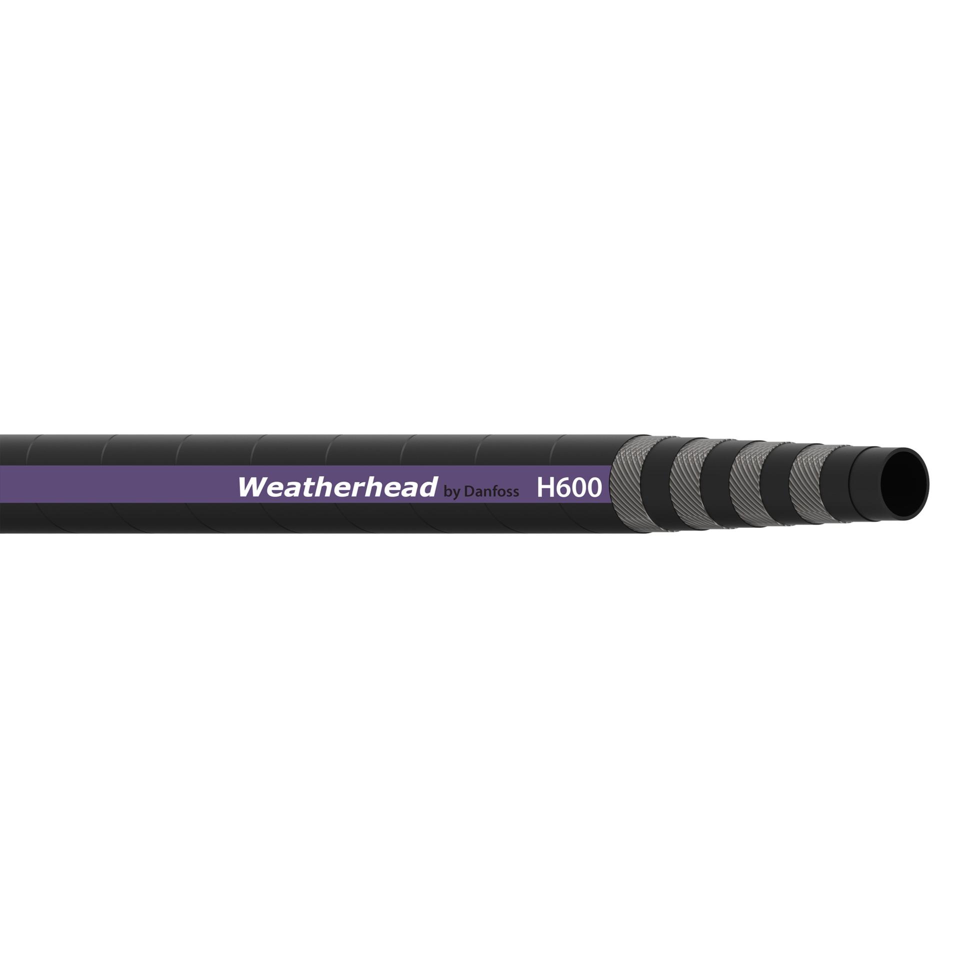 Weatherhead by Danfoss H600 Series Rubber Hydraulic Spiral Hose (CENTER)