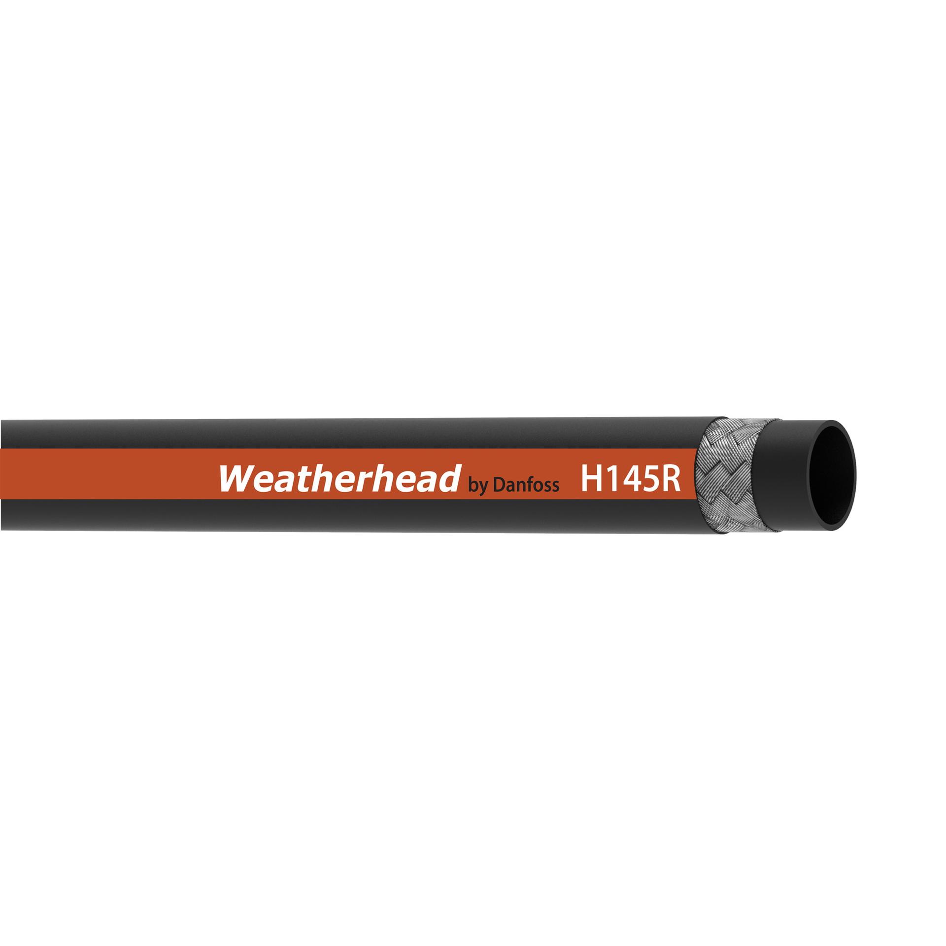 Weatherhead by Danfoss H145R Series Rubber Hydraulic Braided Hose (CENTER)