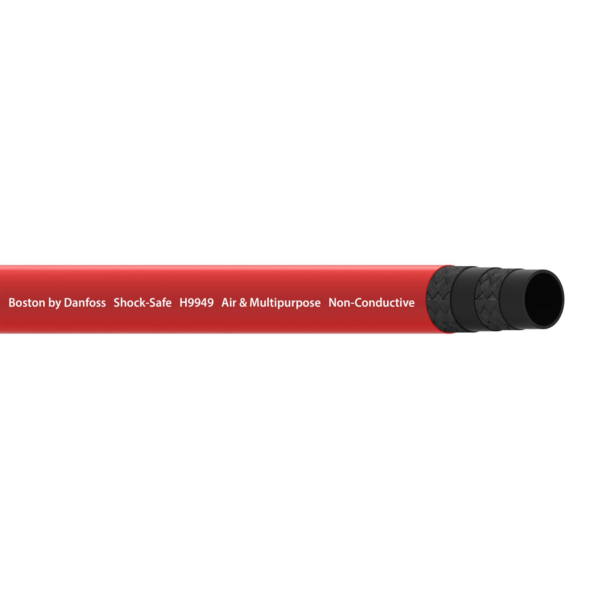 Boston by Danfoss Shock-Safe Industrial Hose Air and Multipurpose (CENTER)