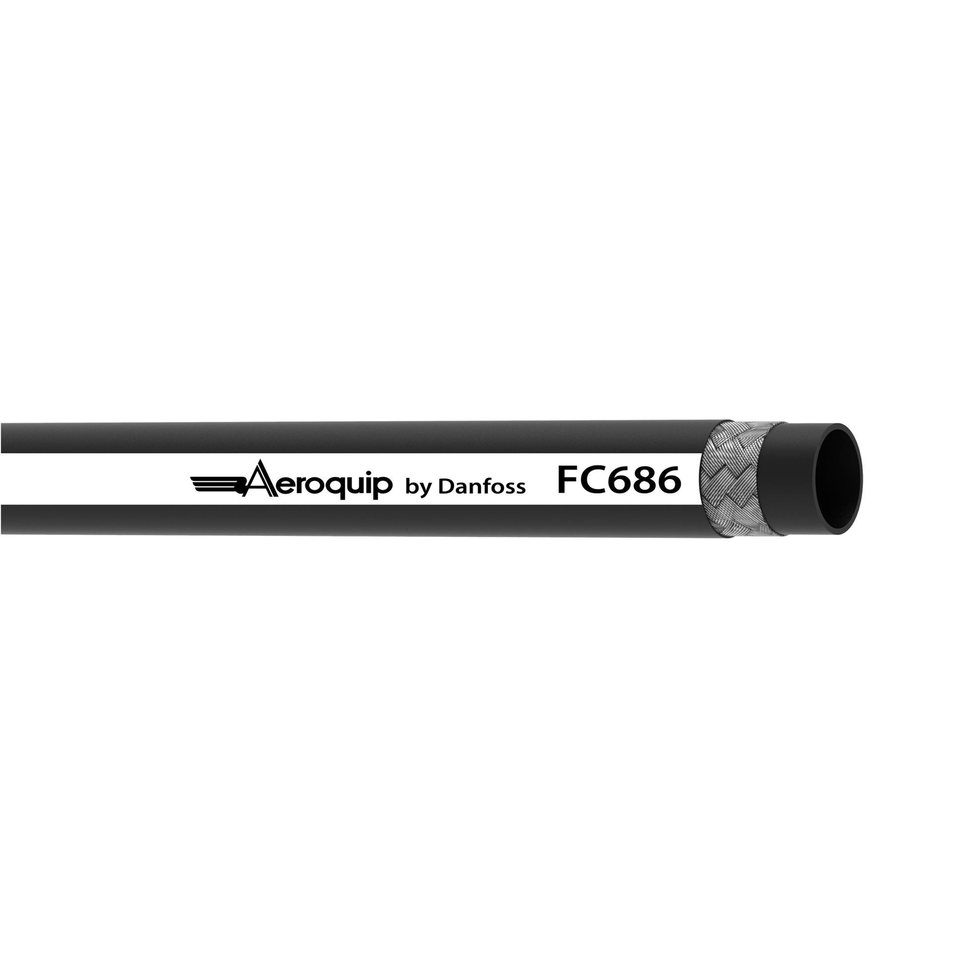 Aeroquip by Danfoss FC686 Series Rubber Hydraulic Braided Hose (CENTER)