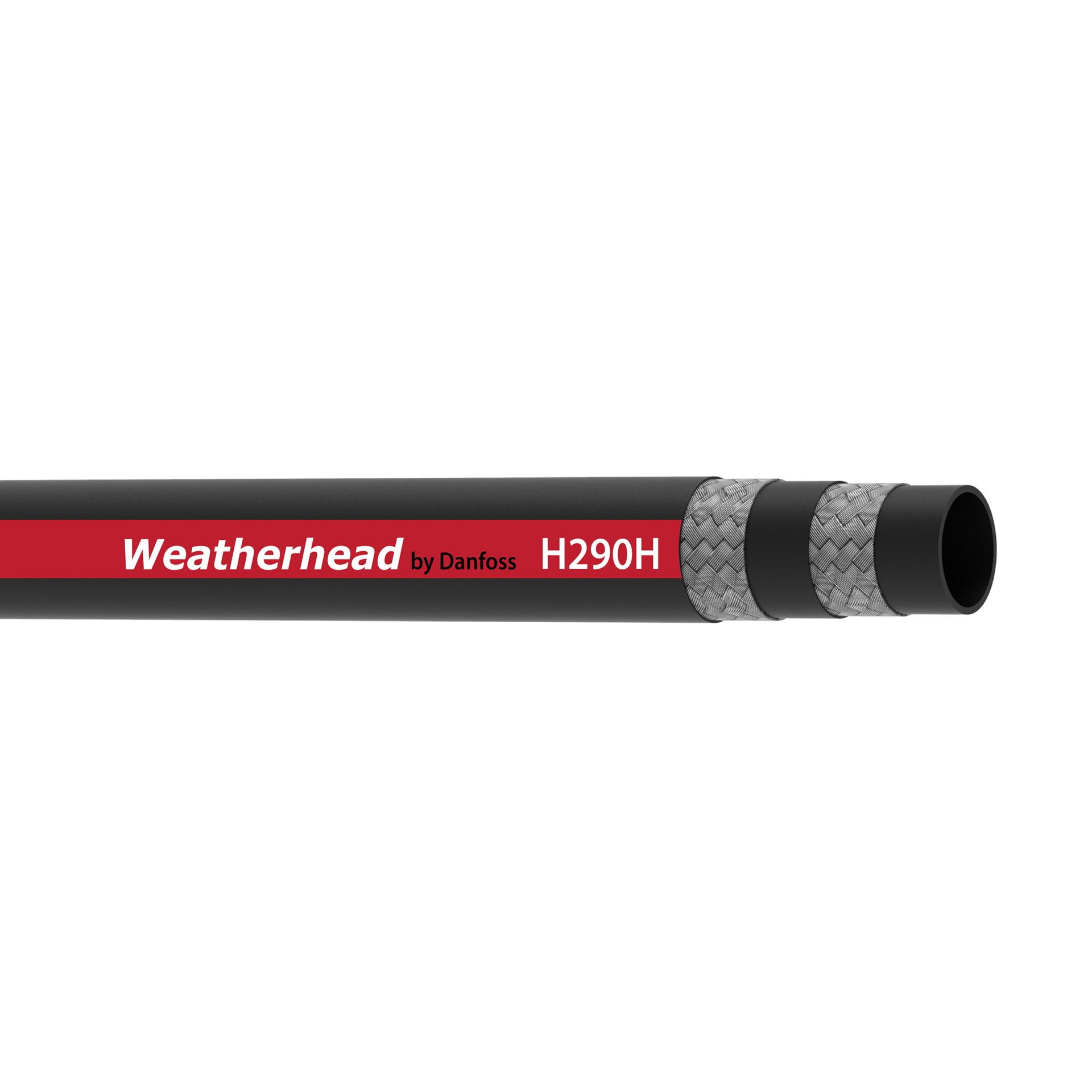 Weatherhead by Danfoss H290H Series Rubber Hydraulic Braided Hose (CENTER)