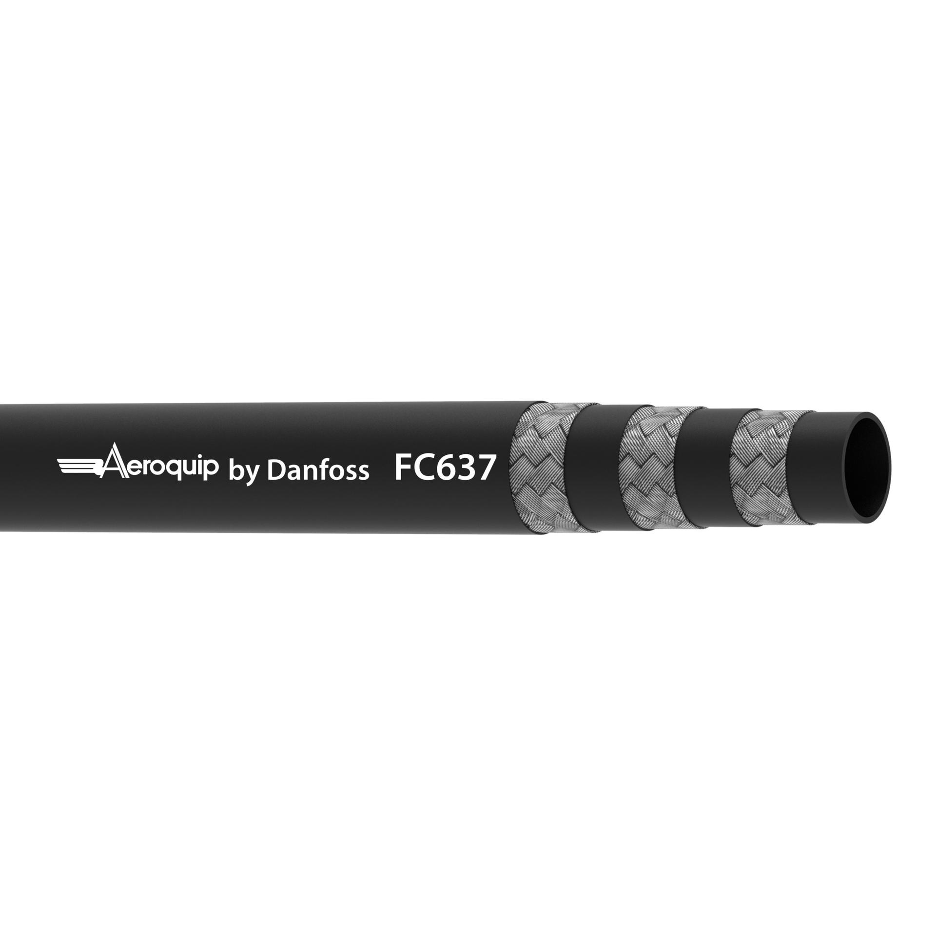 Aeroquip by Danfoss FC637 Series Rubber Hydraulic Braided Hose (CENTER)
