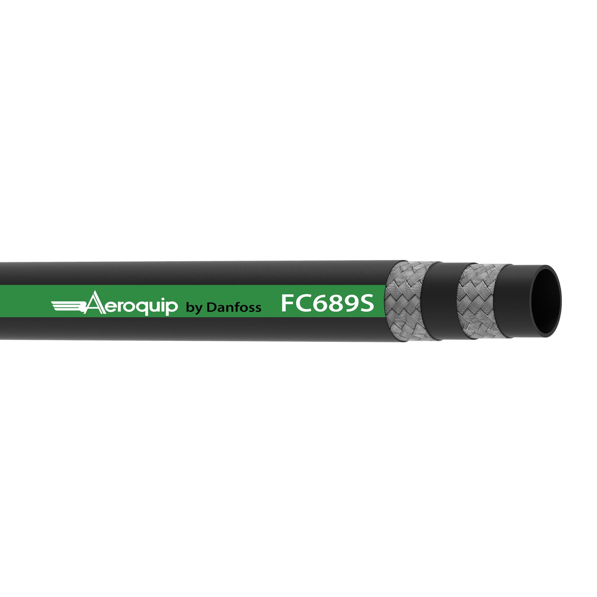 Aeroquip by Danfoss FC689S Series Rubber Hydraulic Braided Hose (CENTER)