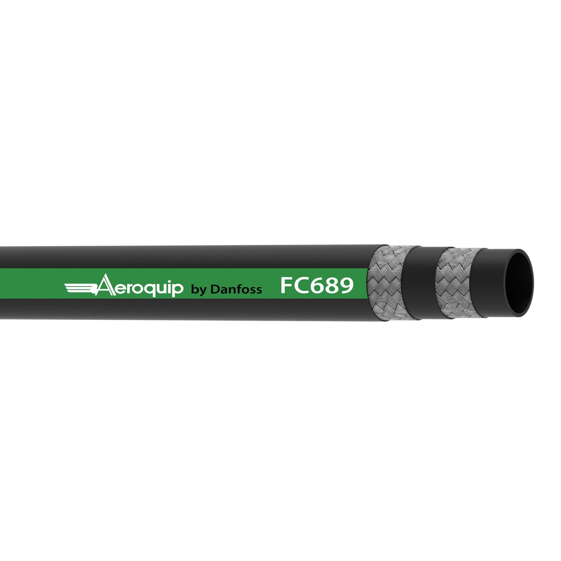 Aeroquip by Danfoss FC689 Series Rubber Hydraulic Braided Hose (CENTER)