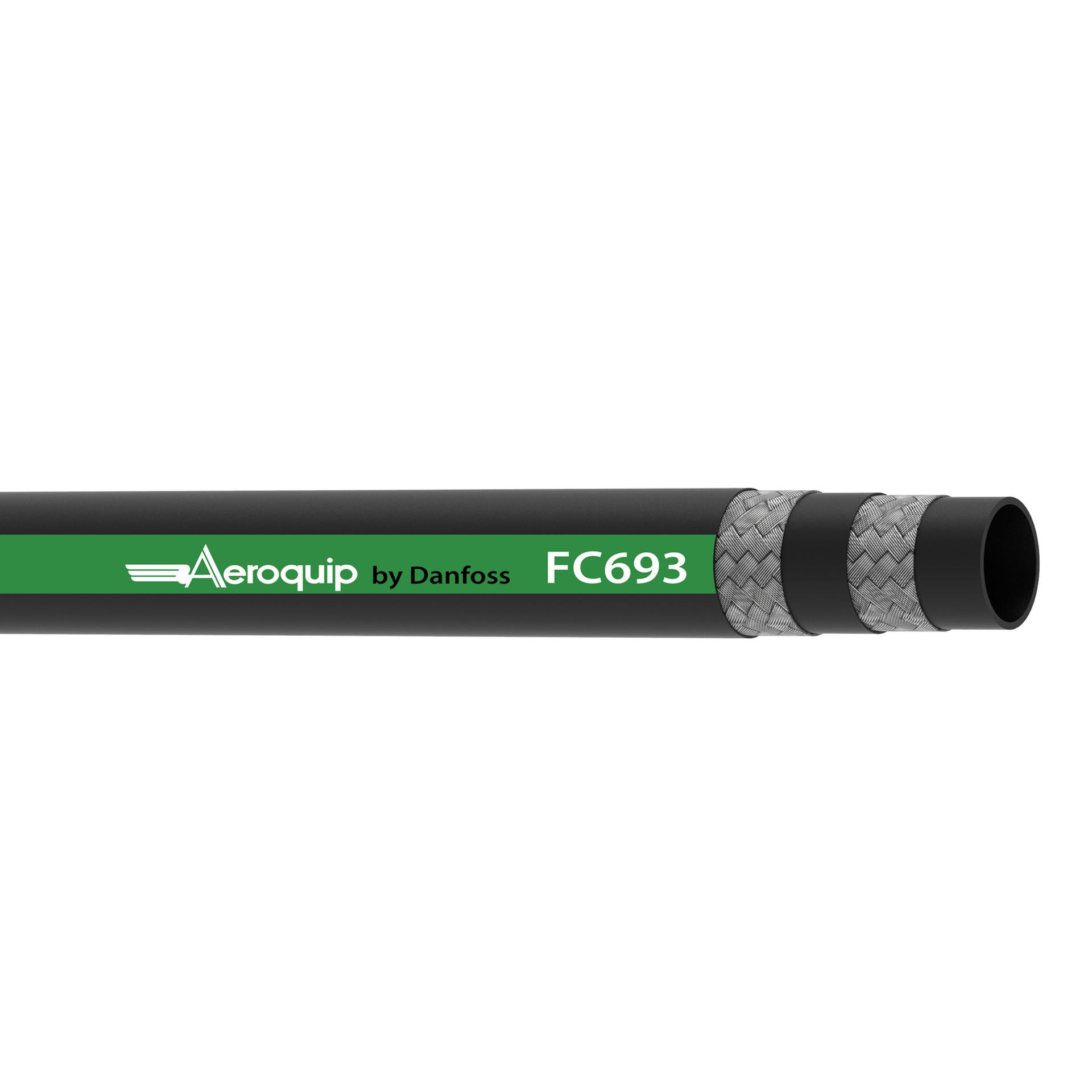 Aeroquip by Danfoss FC693 Series Rubber Hydraulic Braided Hose (CENTER)