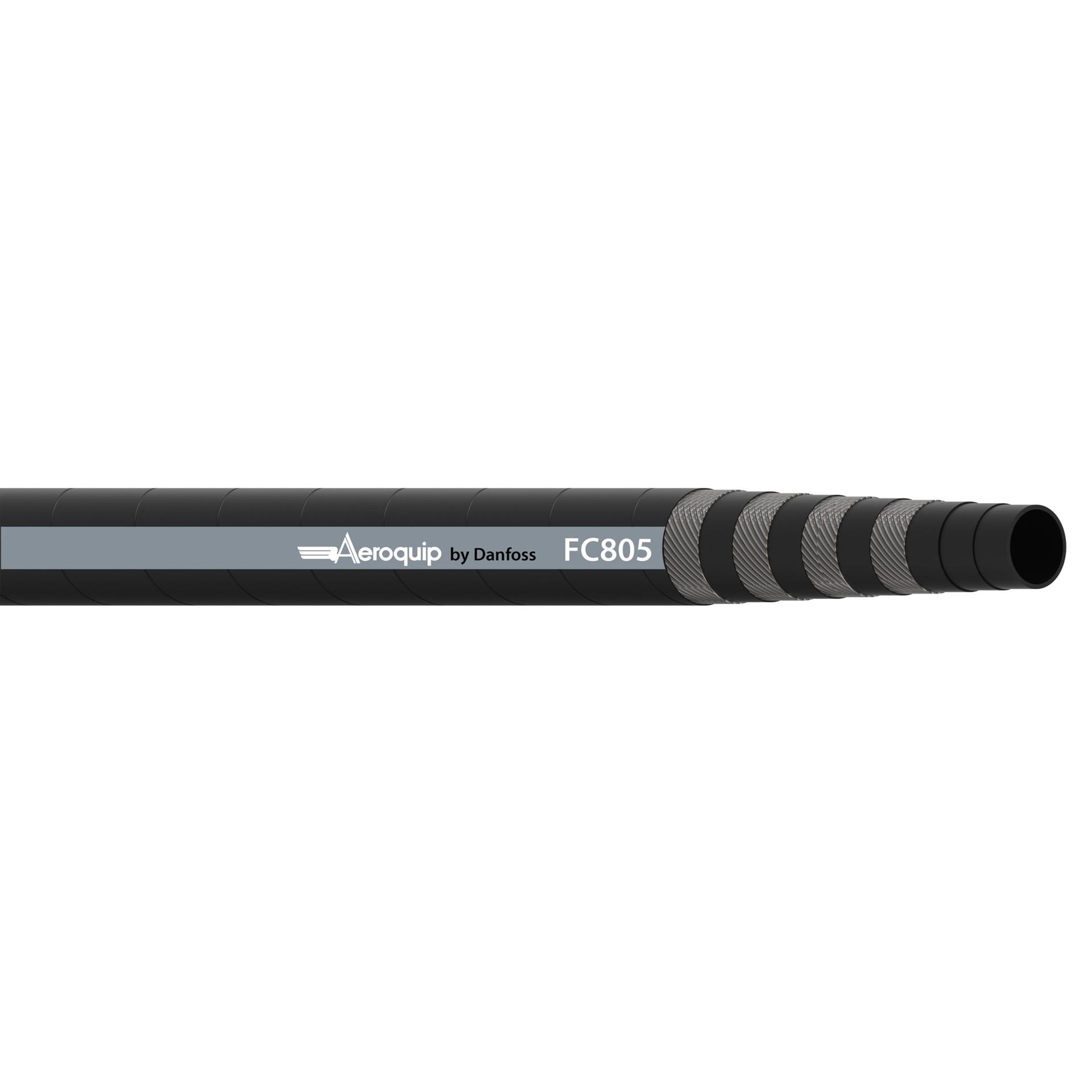 Aeroquip by Danfoss FC805 Series Rubber Hydraulic Spiral Hose (CENTER)