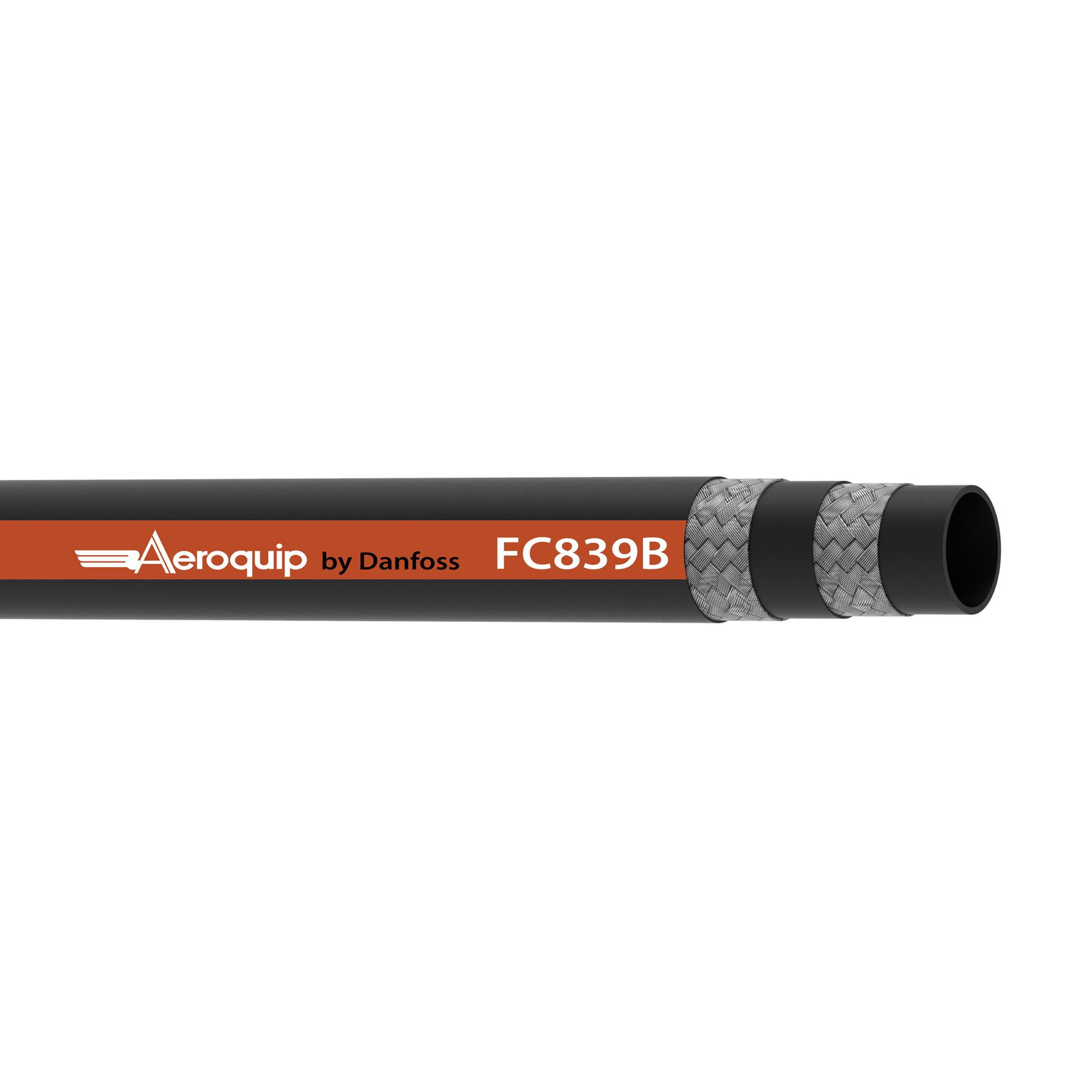 Aeroquip by Danfoss FC839B Series Rubber Hydraulic Braided Hose (CENTER)