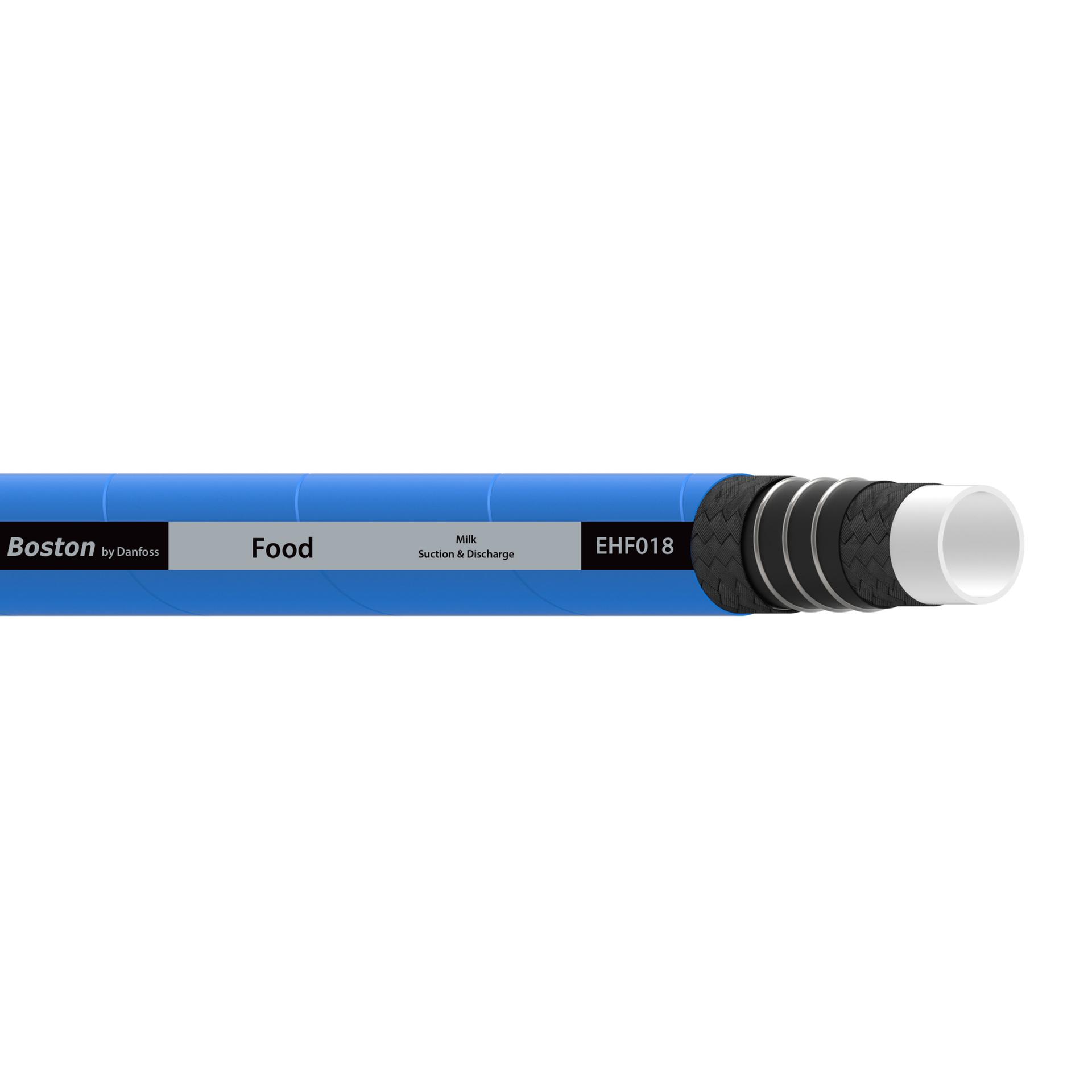 Boston by Danfoss EHF018 Series Industrial Hose Food and Beverage (CENTER)