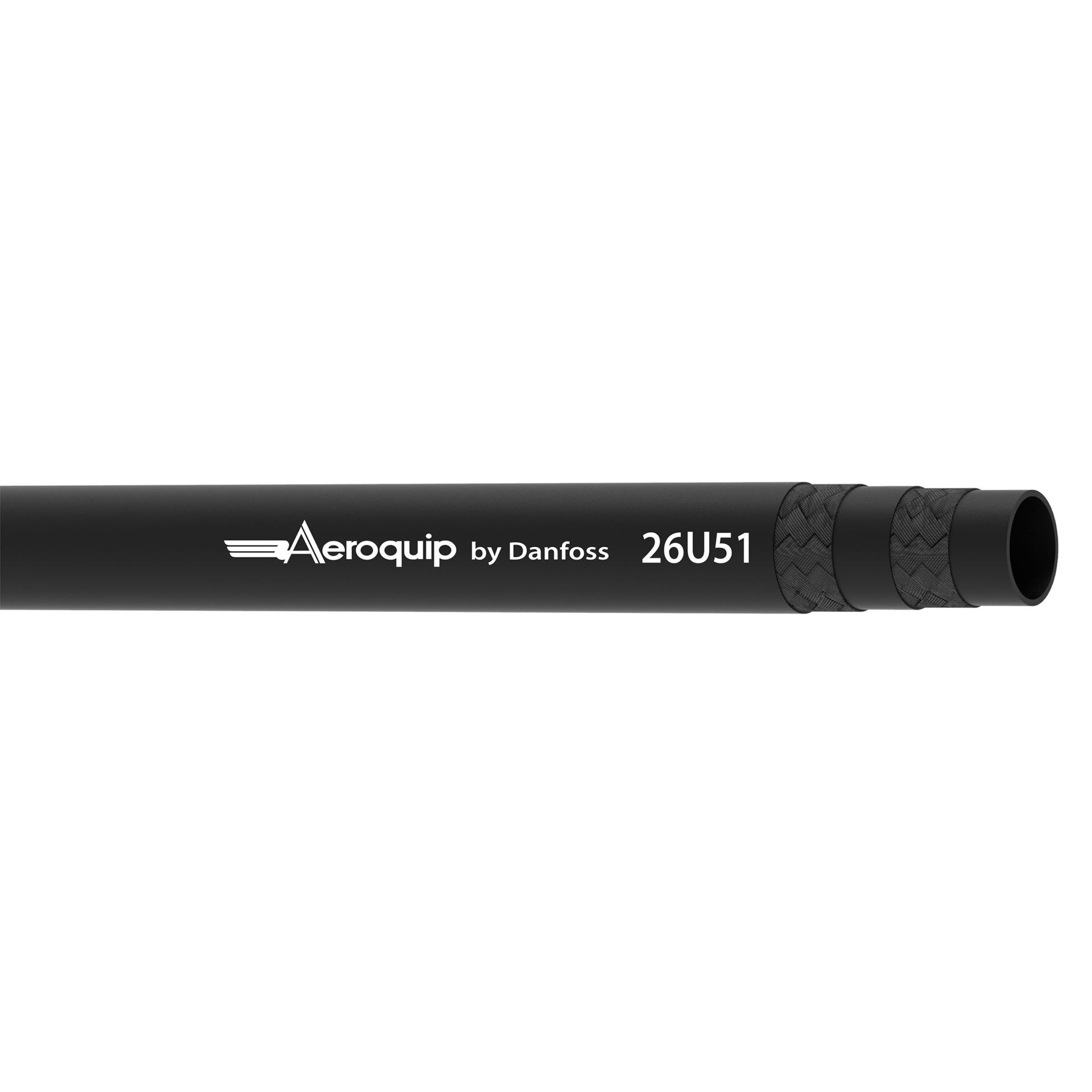 Aeroquip by Danfoss 26U51 Series Rubber Hydraulic Braided Hose (CENTER)