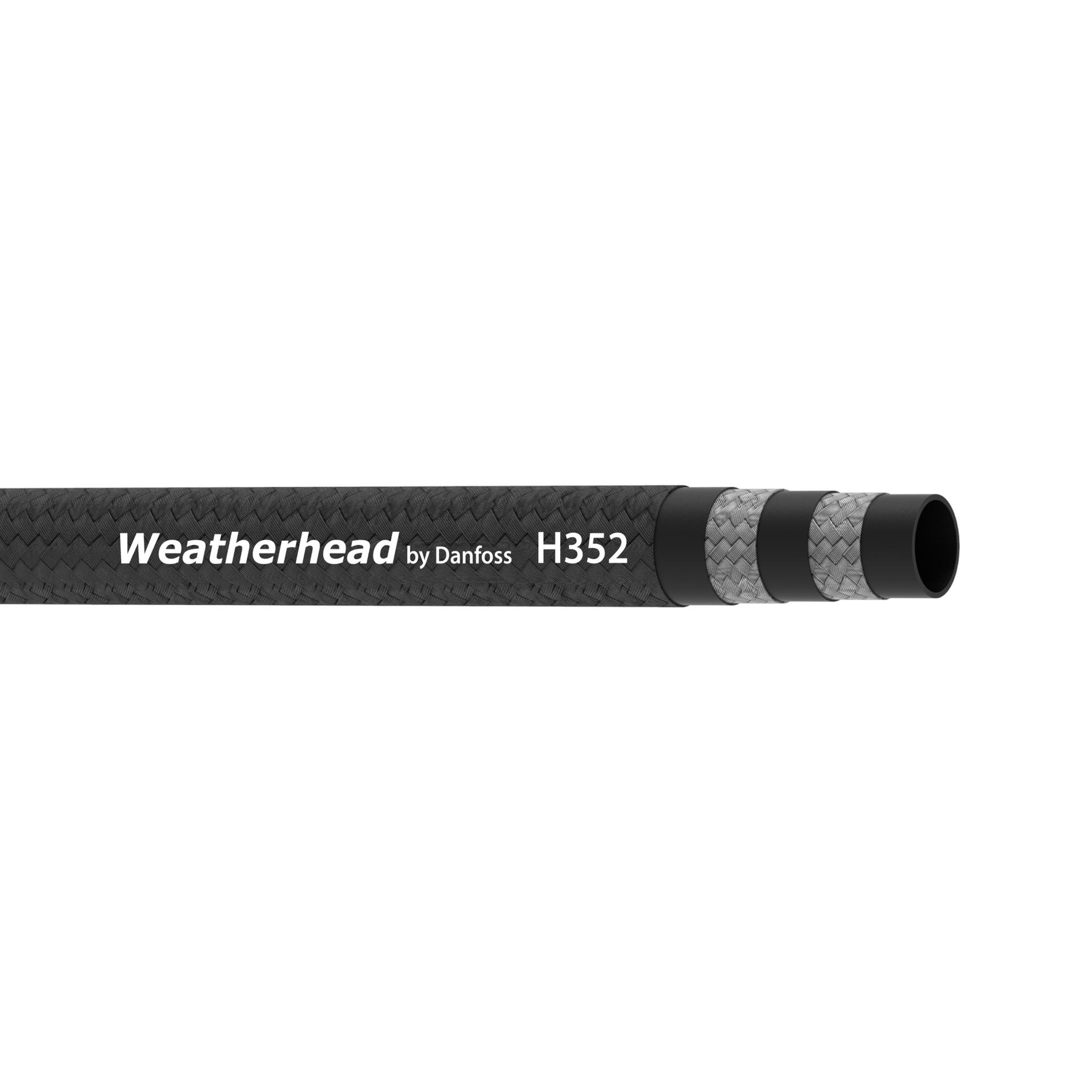 Weatherhead by Danfoss H352 Series Rubber Hydraulic Braided hose (CENTER)