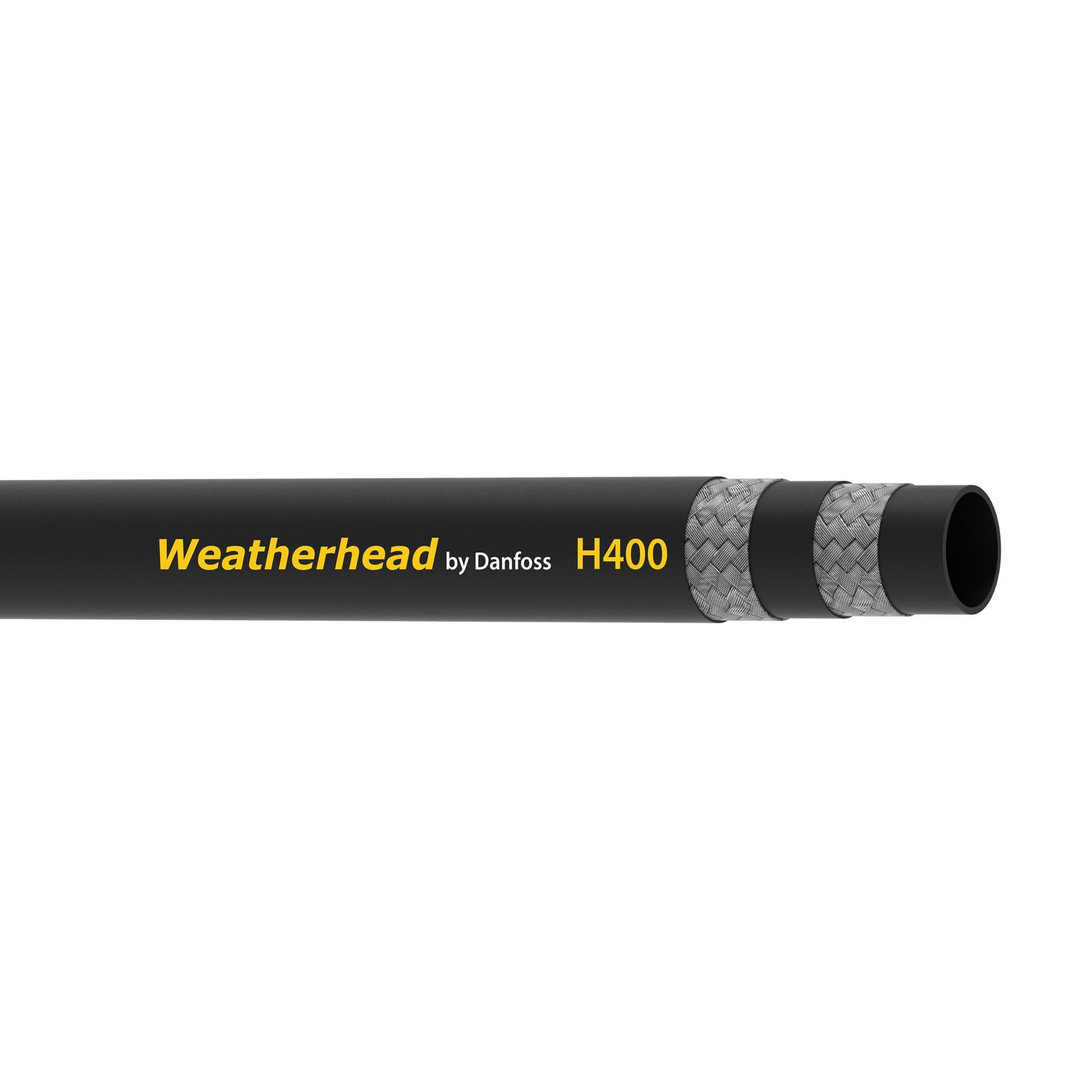 Weatherhead by Danfoss H400 Series Rubber Hydraulic Braided Hose (CENTER)