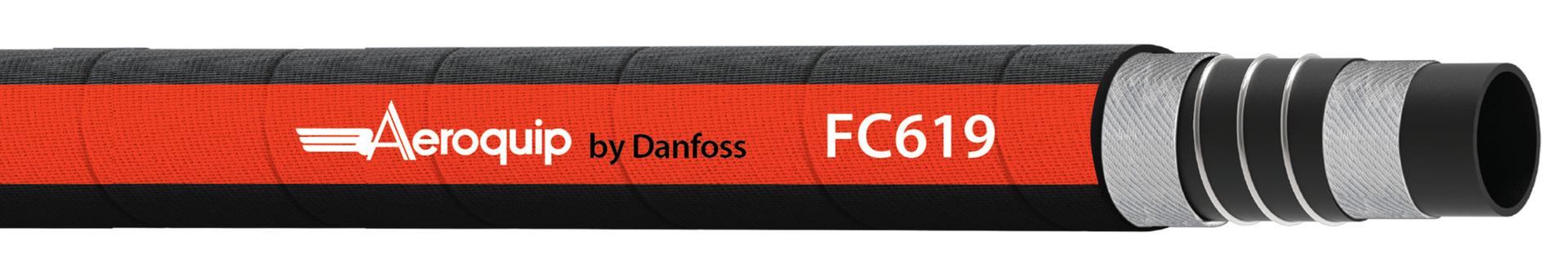 Aeroquip by Danfoss FC619 Series Rubber Hydraulic Braided Hose (CENTER)