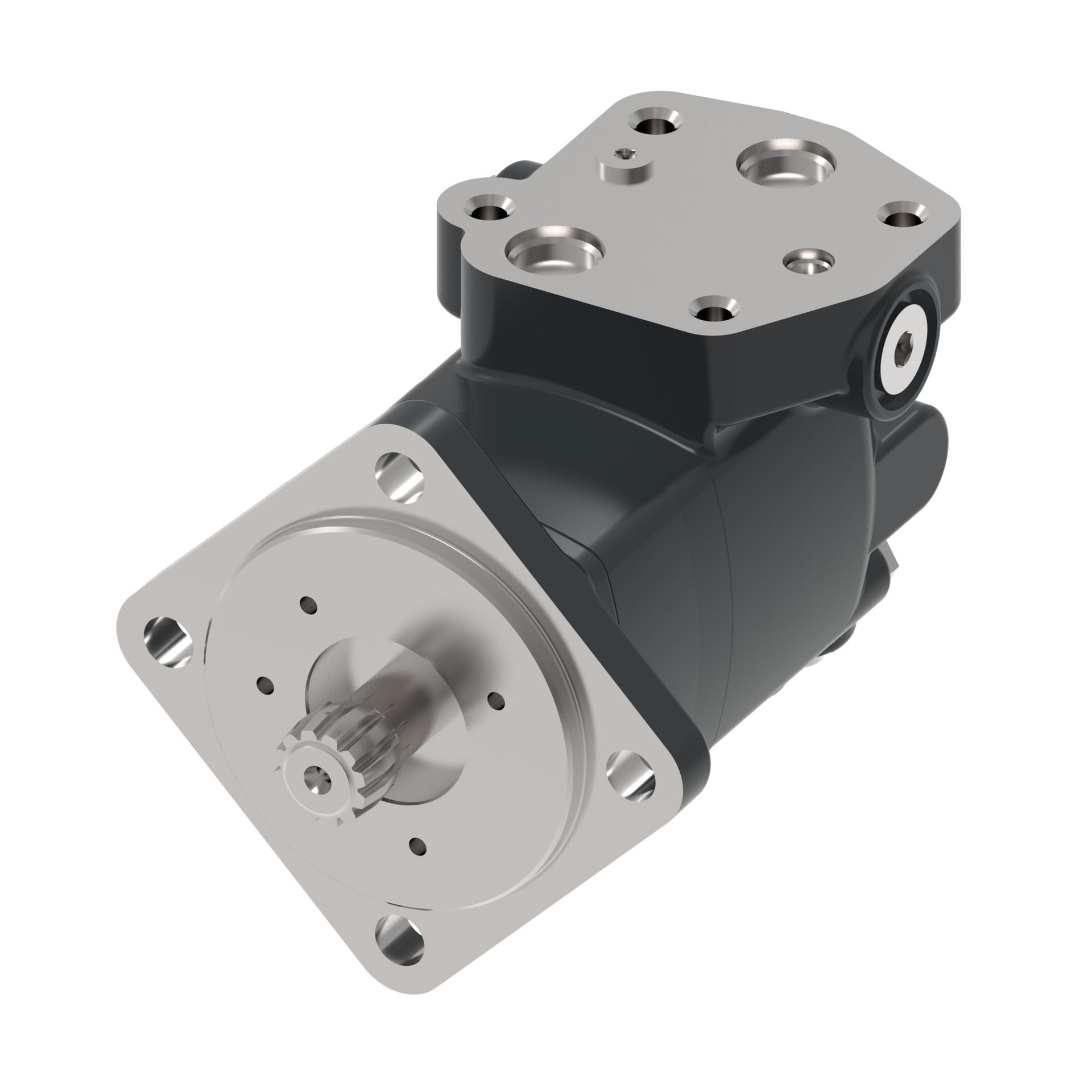 Danfoss Char-Lynn 2000 Series Disc Geroler 2 speed 4 Bolt - Short (RIGHT)