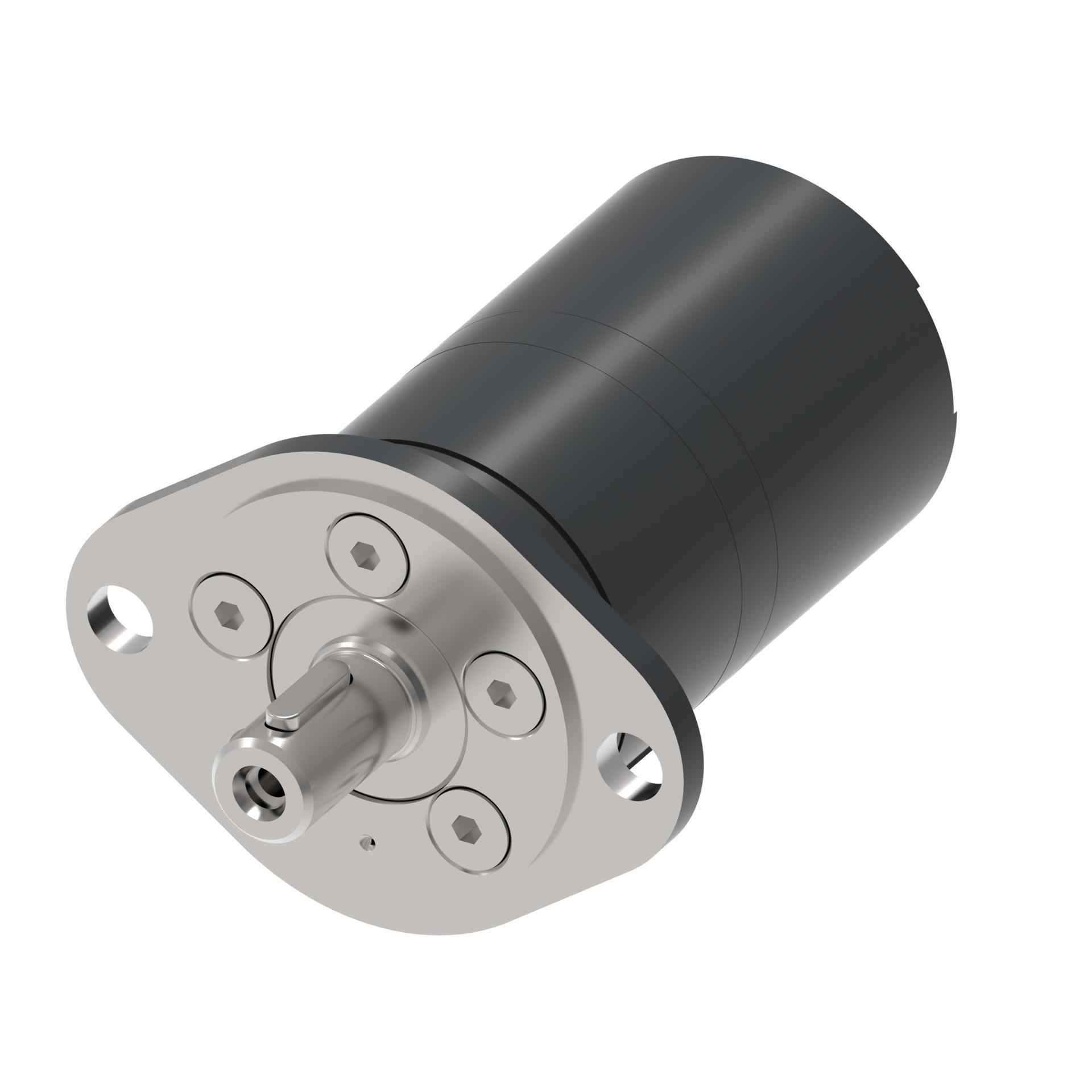 Danfoss Char-Lynn J series 2-bolt flange_end port aligned (RIGHT)