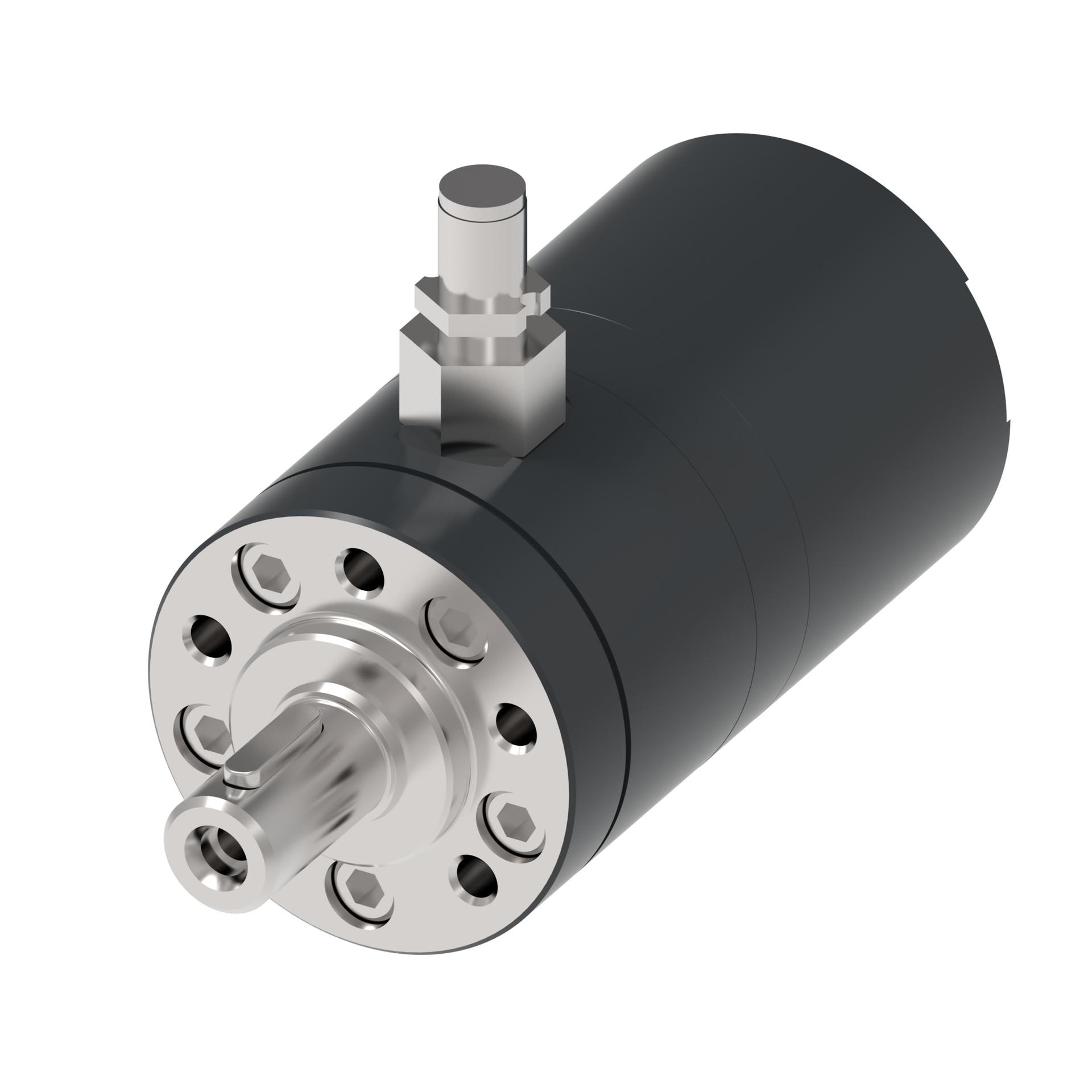 Danfoss Char-Lynn J series 5-bolt round_end port aligned with speed sensor (RIGHT)