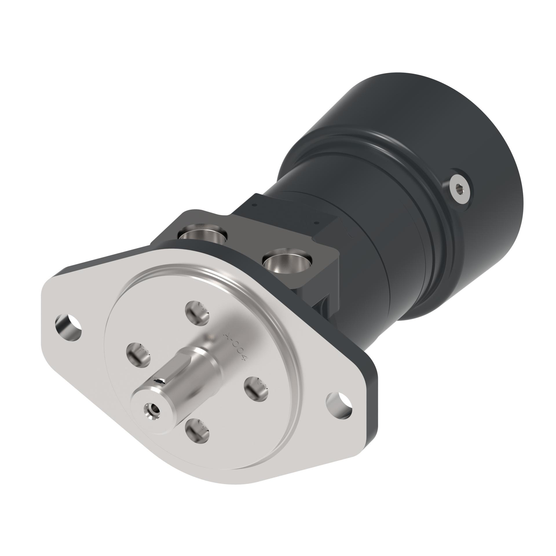 Danfoss Char-Lynn T series with brake 2-bolt B_side port aligned (RIGHT)