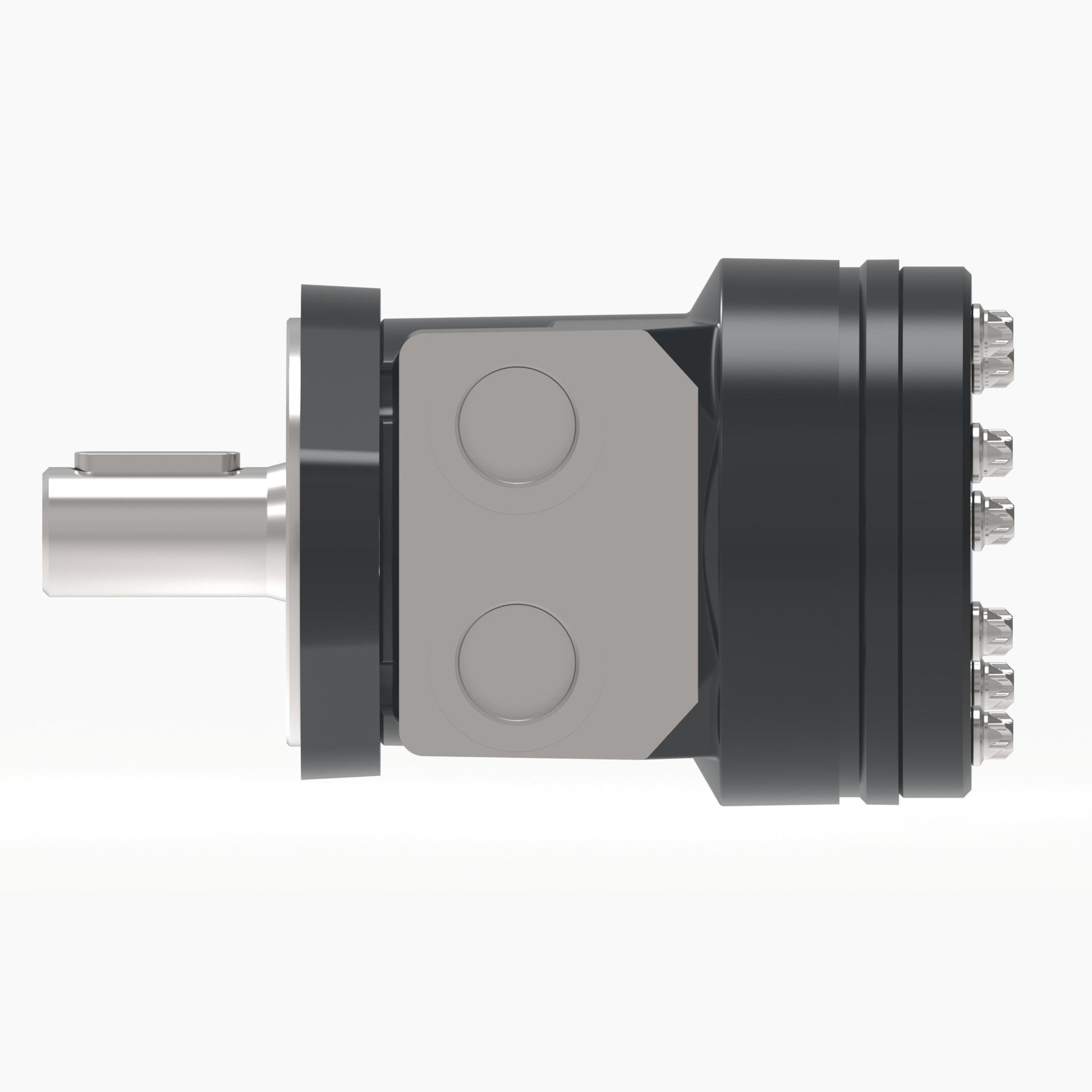 Danfoss Char-Lynn S series 2-Bolt A turned 90_side port aligned (CENTER)