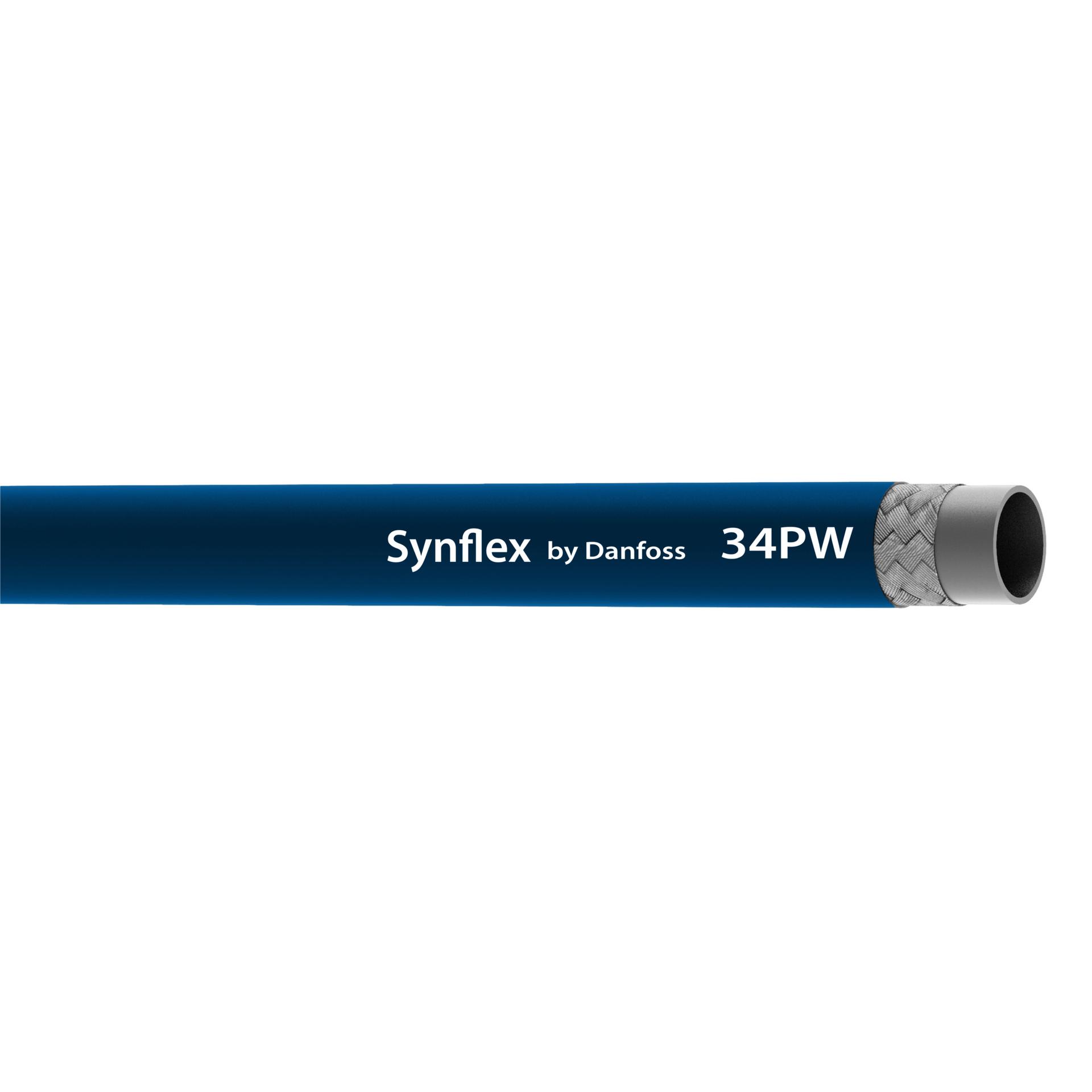 Synflex by Danfoss 34PW Series Thermoplastic Hydraulic Hoses (CENTER)