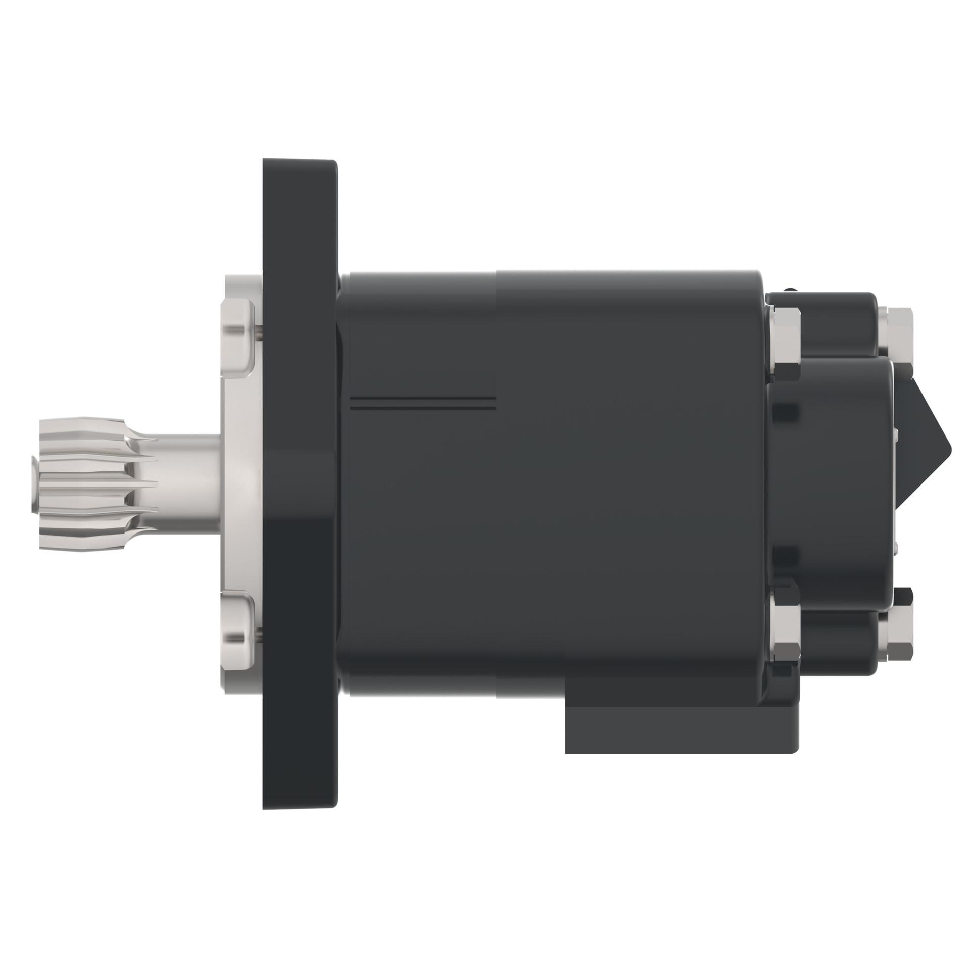 Danfoss Char-Lynn 6000 Series 4-Bolt short_side port staggered (BOTTOM)