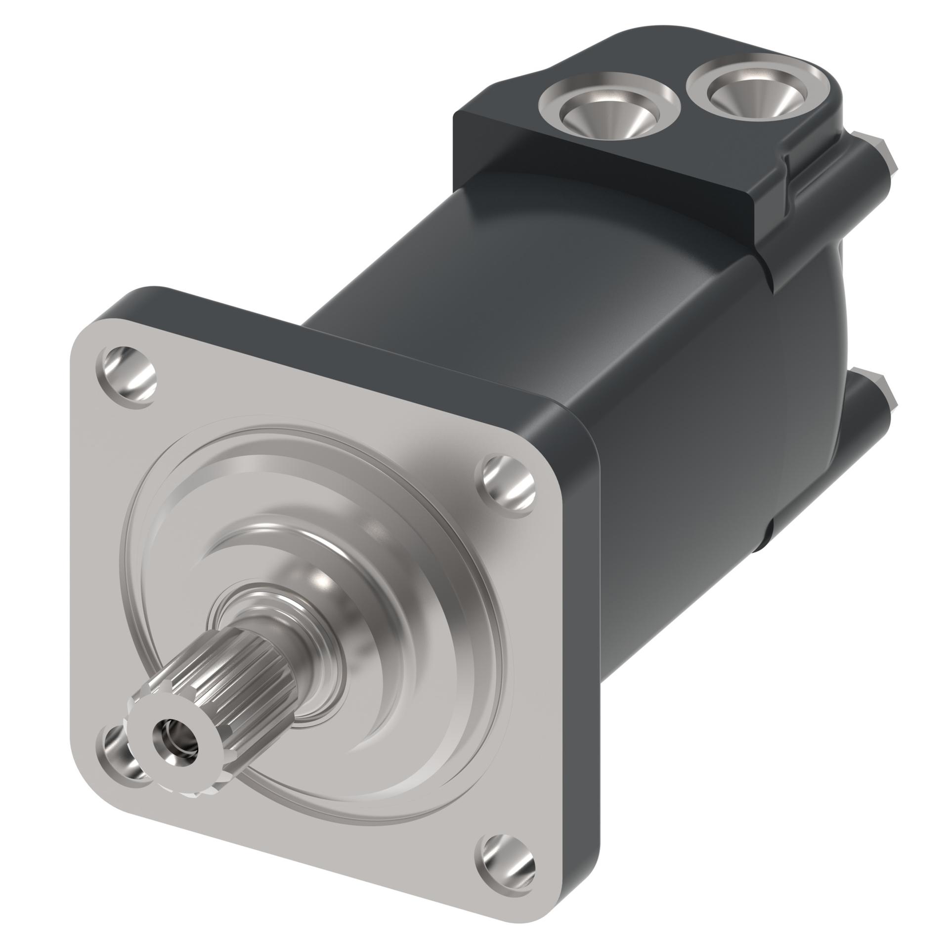 Danfoss Char-Lynn 4000 Compact Series 4-Bolt wheel short_side port staggered (RIGHT)