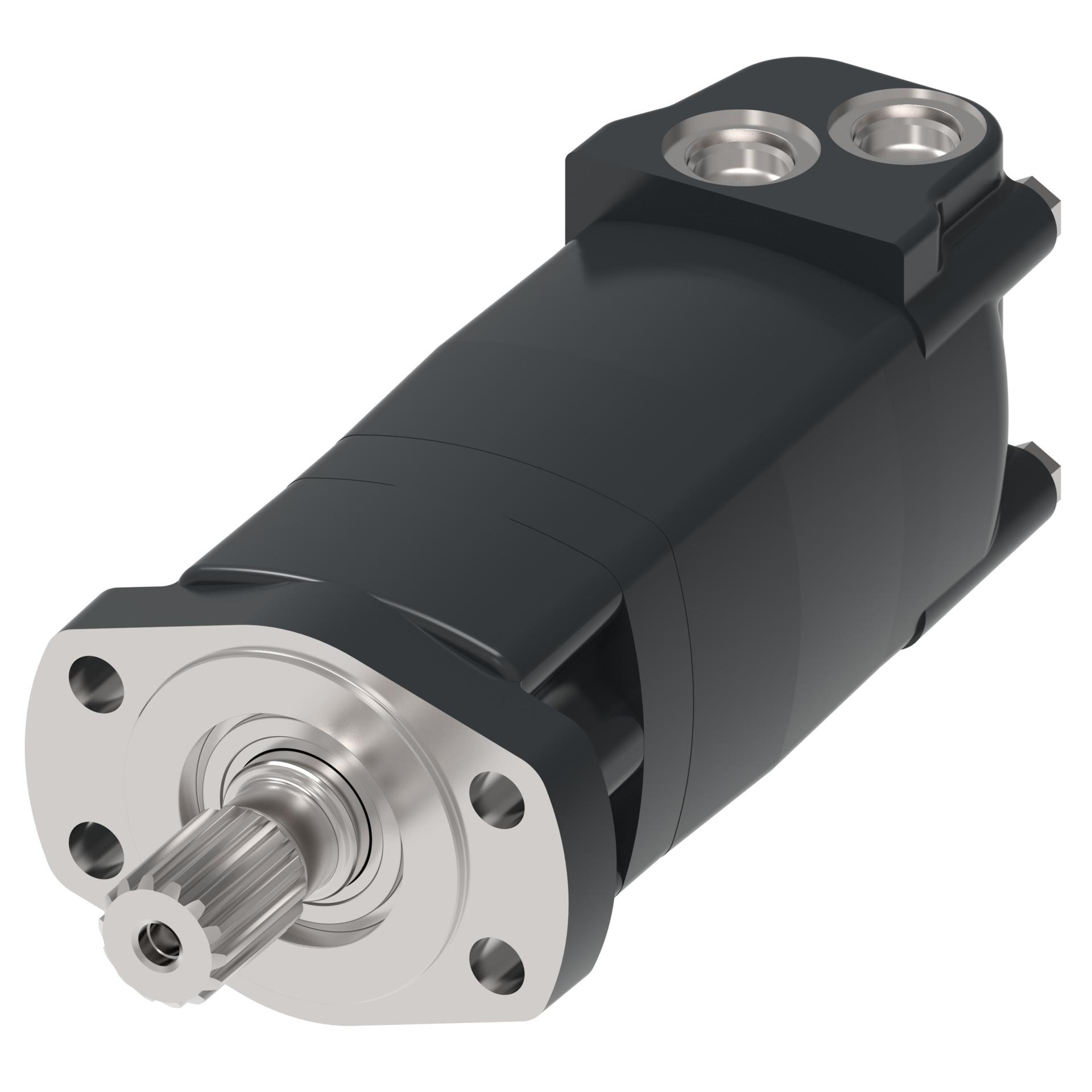 Danfoss Char-Lynn 4000 Compact Series 4-Bolt magneto_side port staggered (RIGHT)