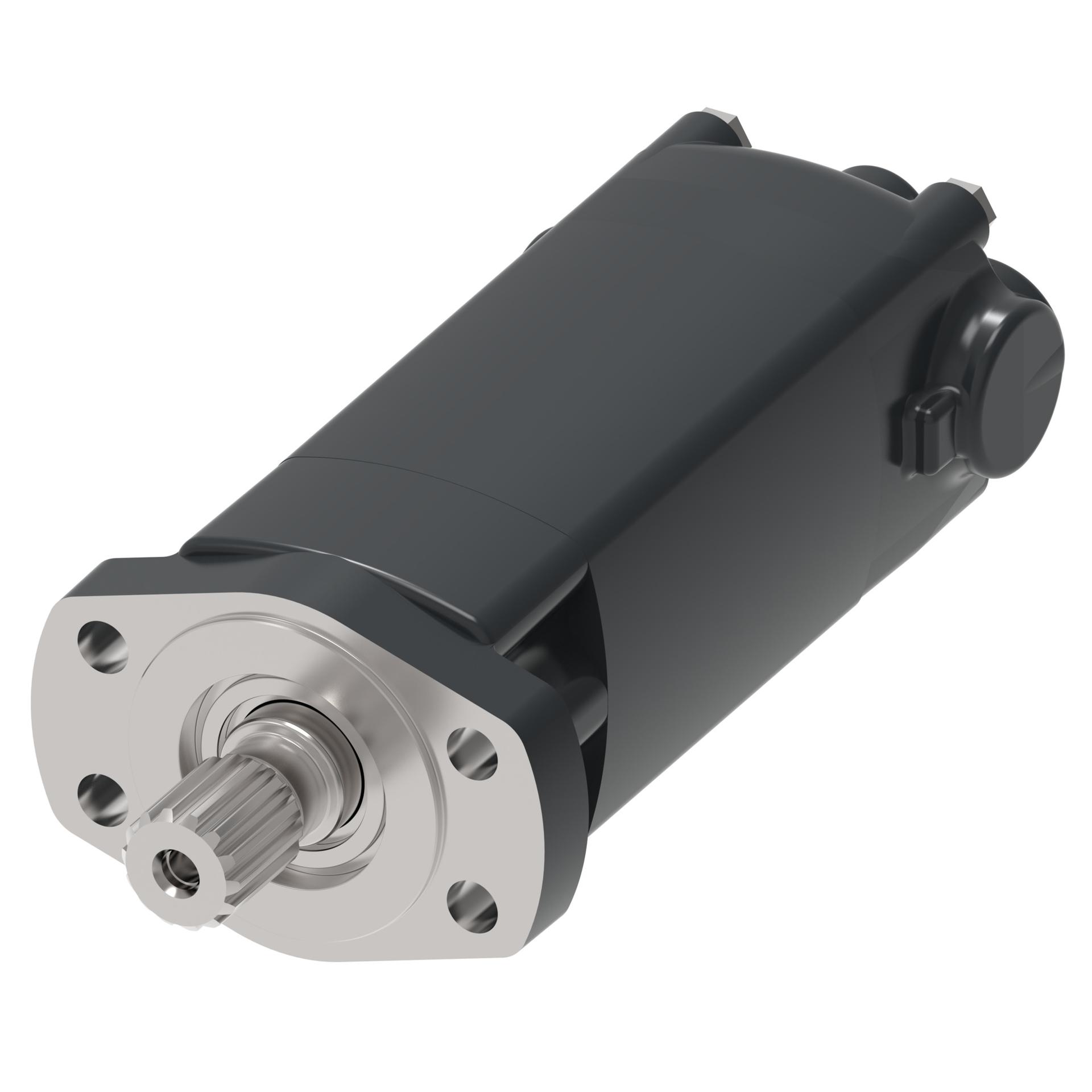 Danfoss Char-Lynn 4000 Compact Series 4-Bolt magneto_end port staggered (RIGHT)