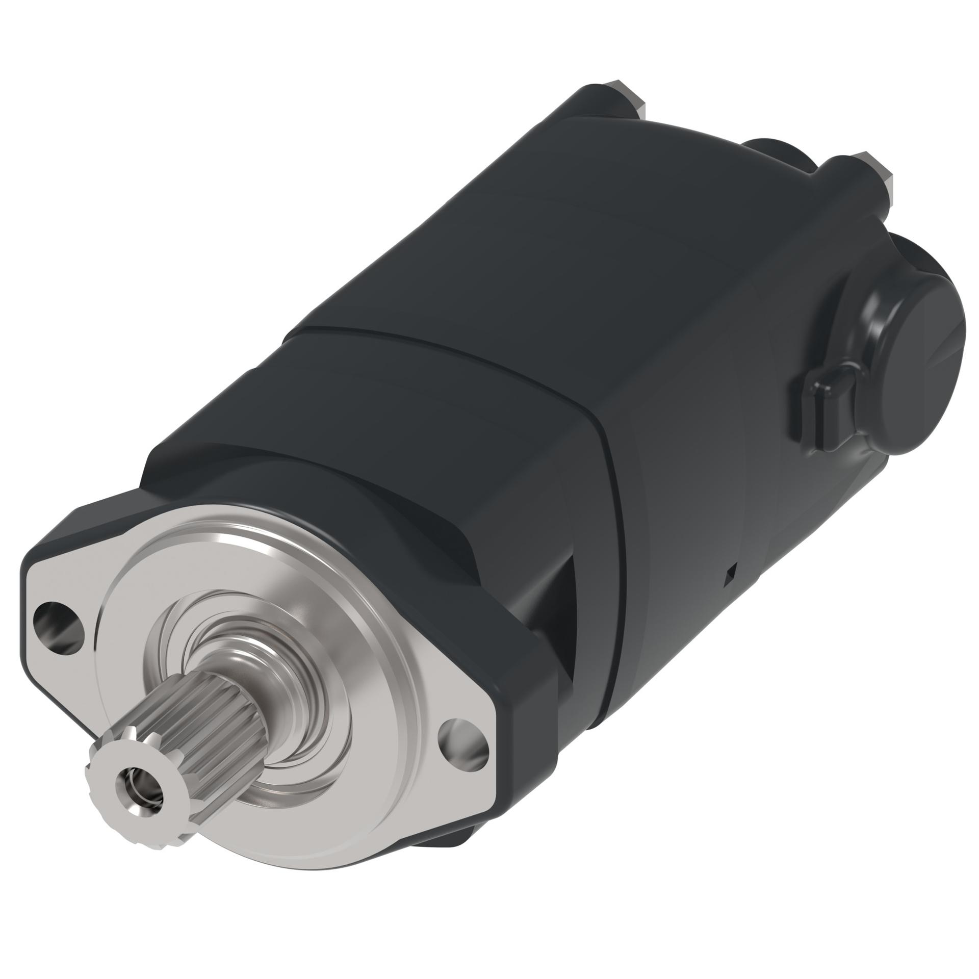 Danfoss Char-Lynn 4000 Compact Series 2-Bolt A_end port staggered (RIGHT)