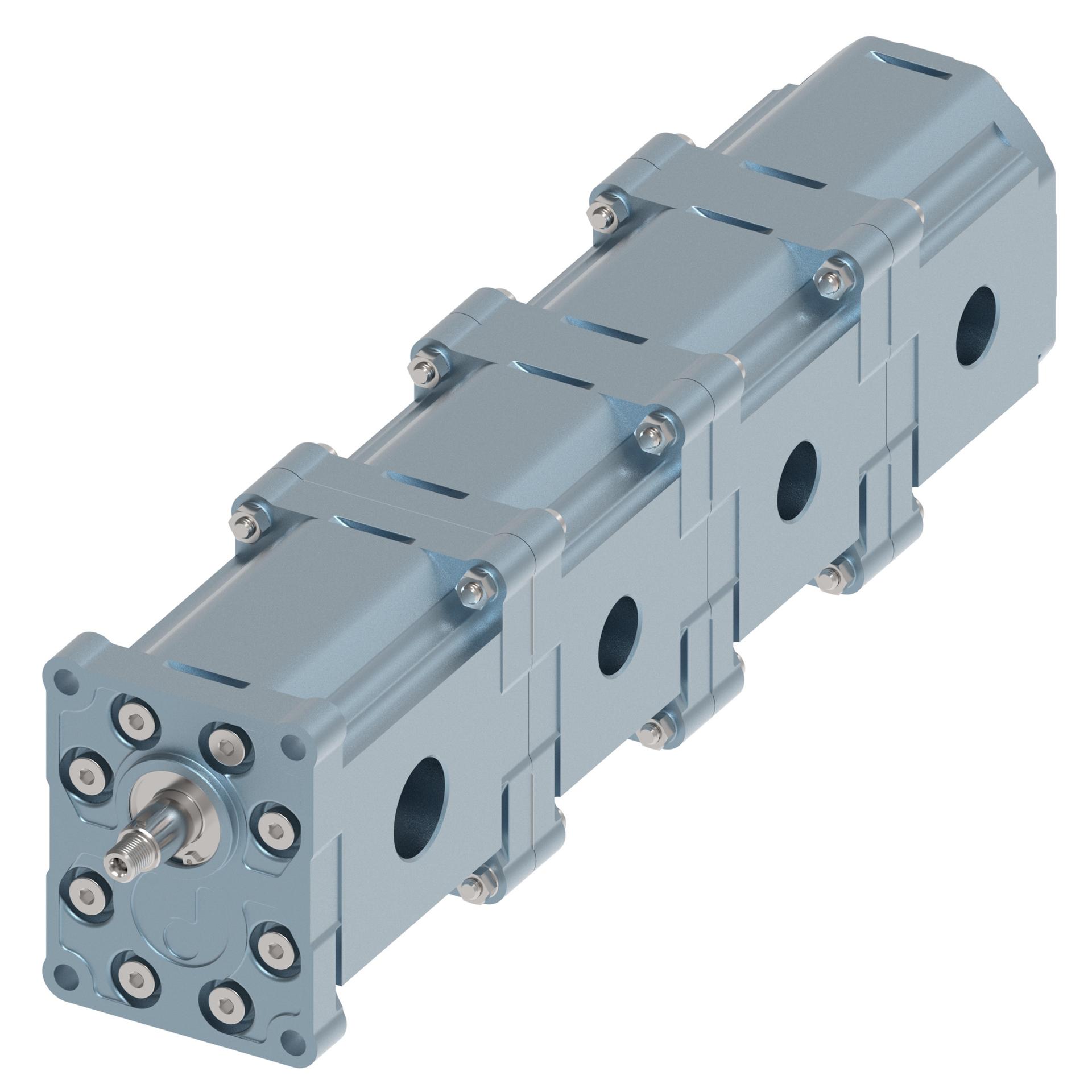 Aluminum quadruple gear pump - group 3