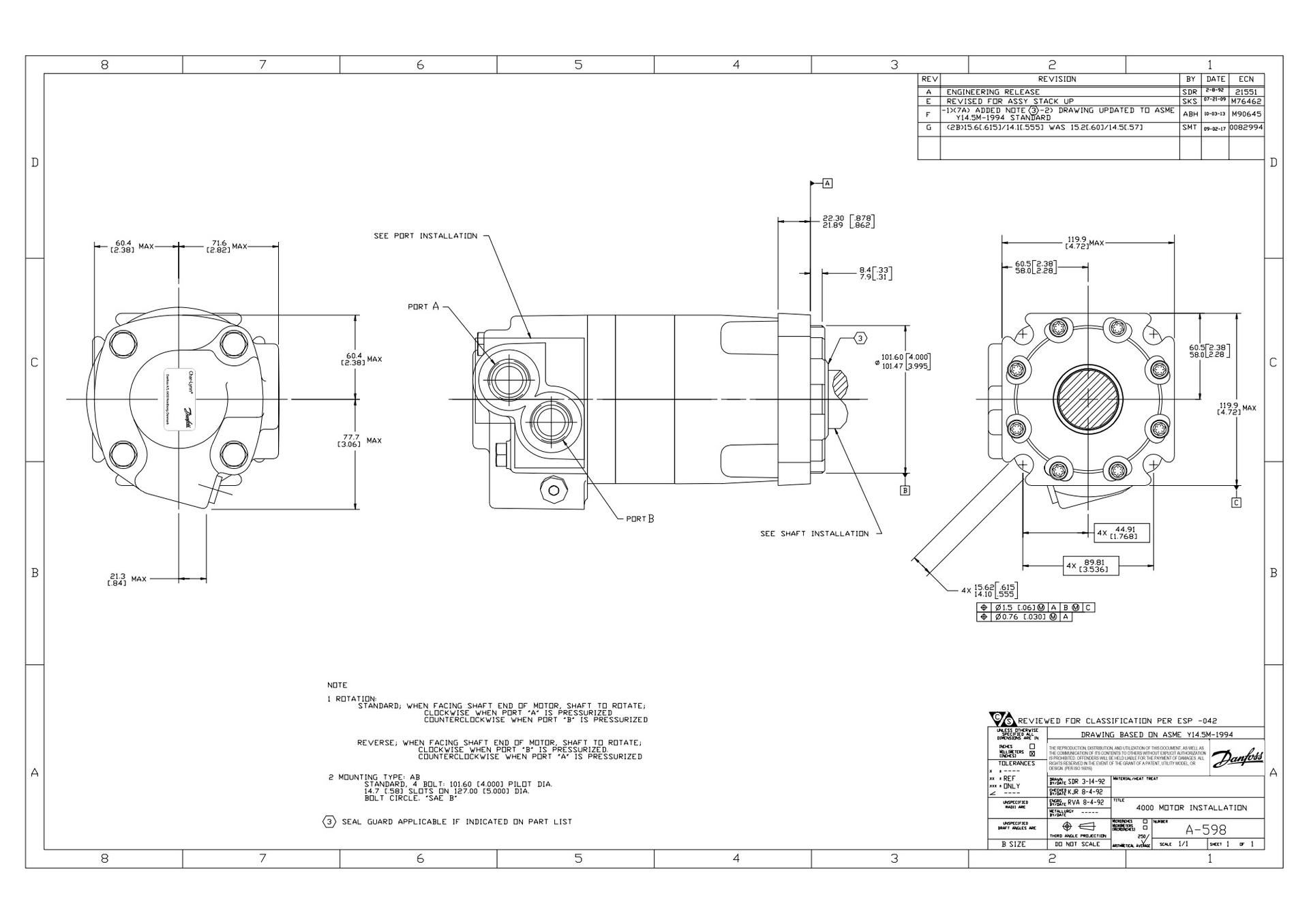 4000 Series - Motor Installation - AB