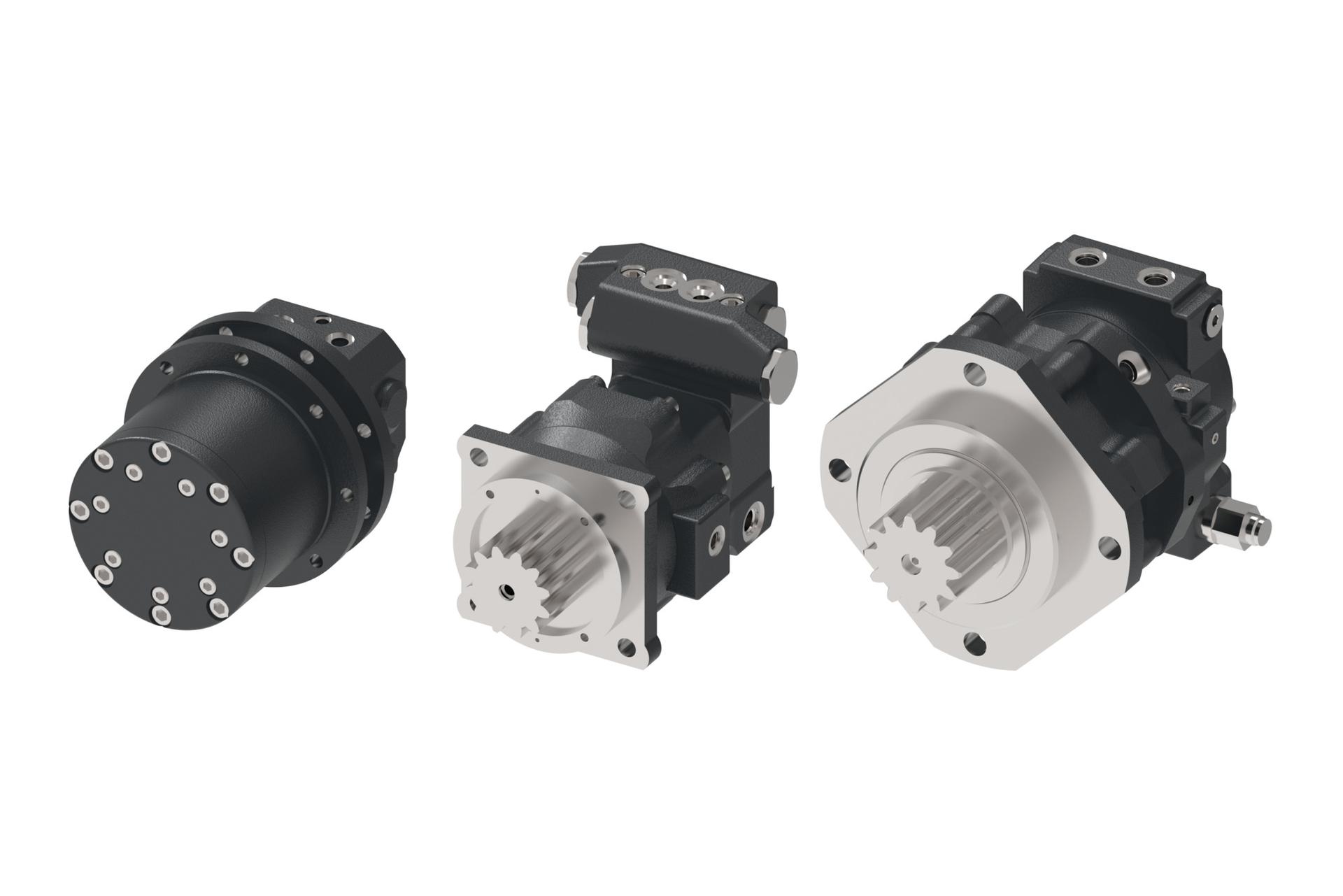Track and swing drive orbital motors-product-category