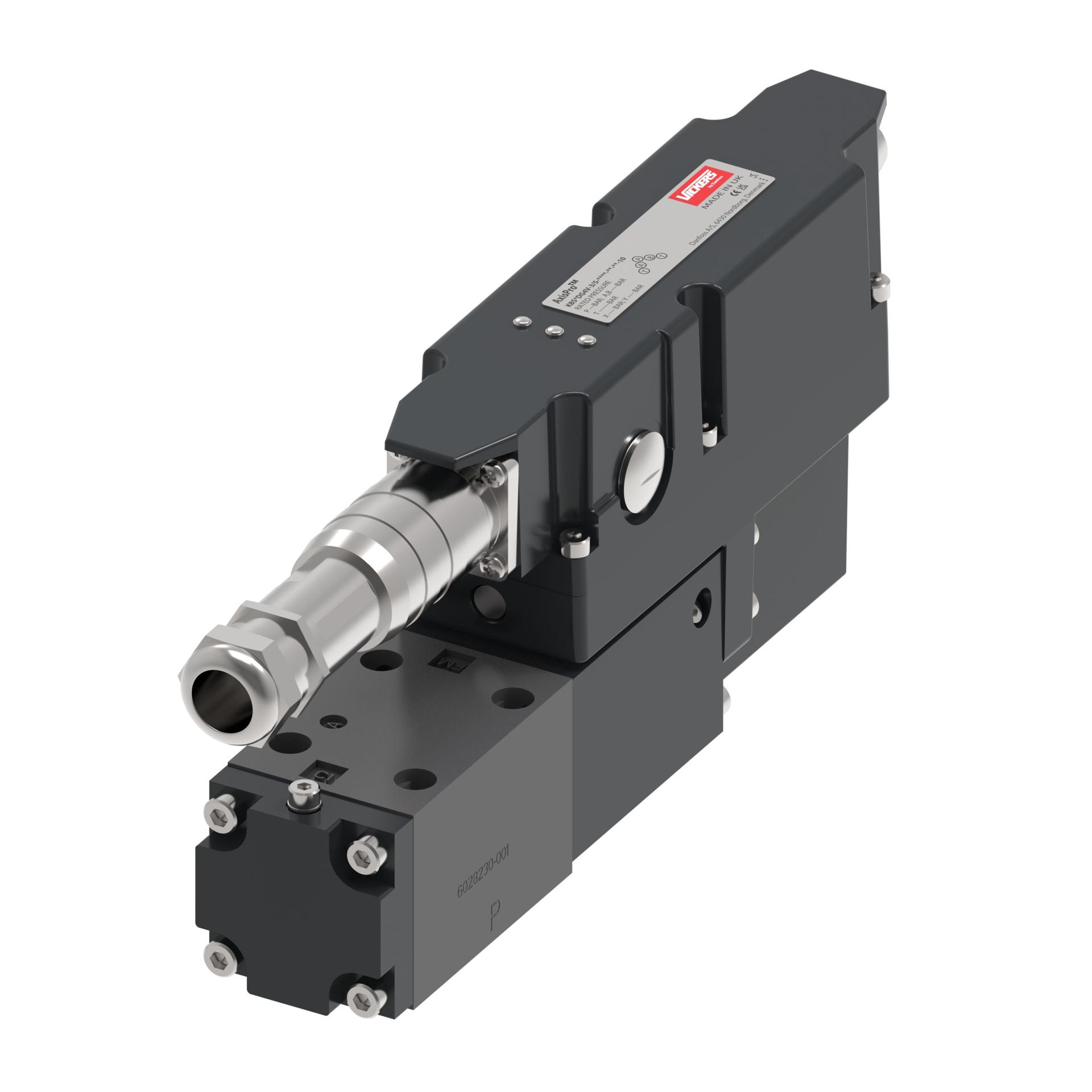 Vickers by Danfoss KBSD14-03 Servo proportional valve - CANOPEN with 12 pin connector (RIGHT)